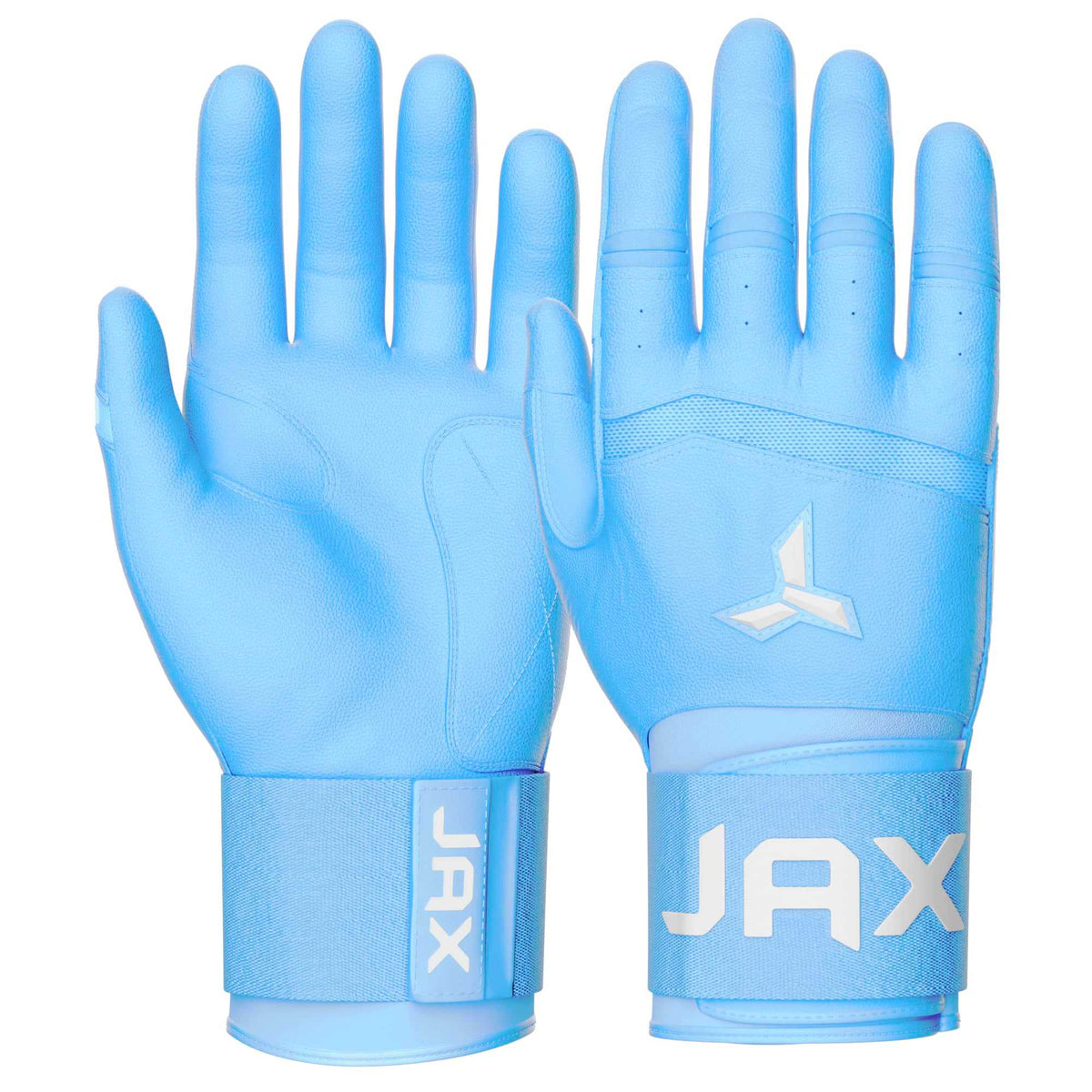 Jax Strap Cuff Batting Gloves - Baby Blue