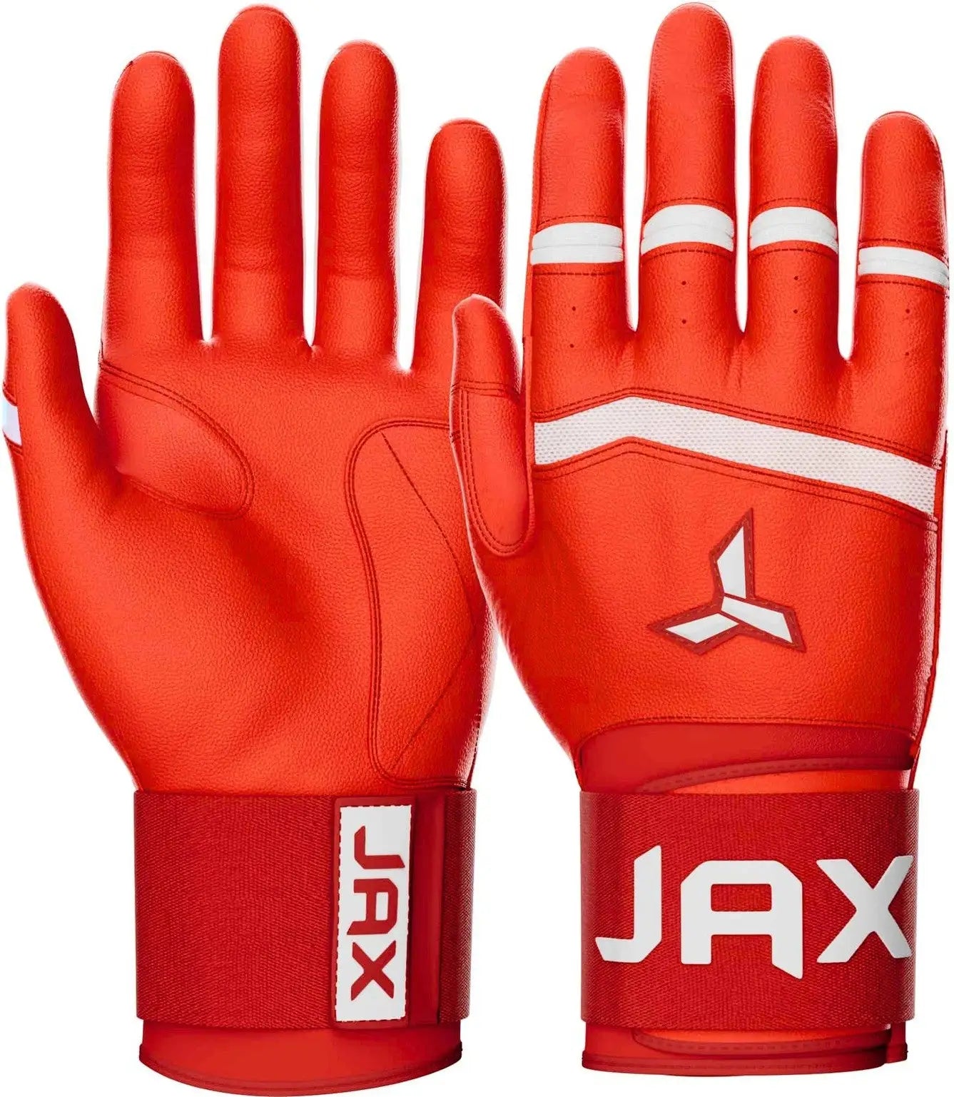 Jax Strap Cuff Batting Gloves - Cherry Red