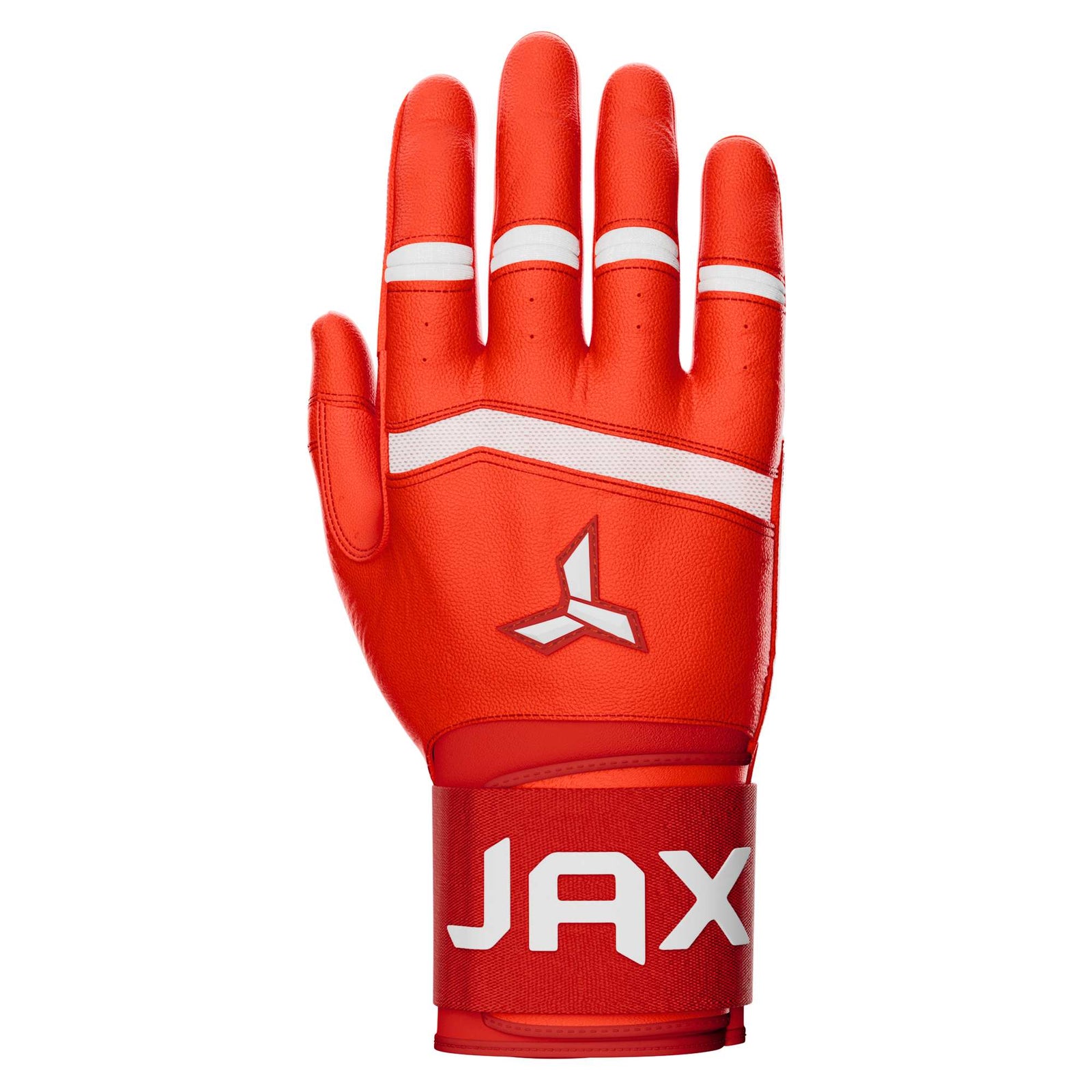 Jax Strap Cuff Batting Gloves - Cherry Red