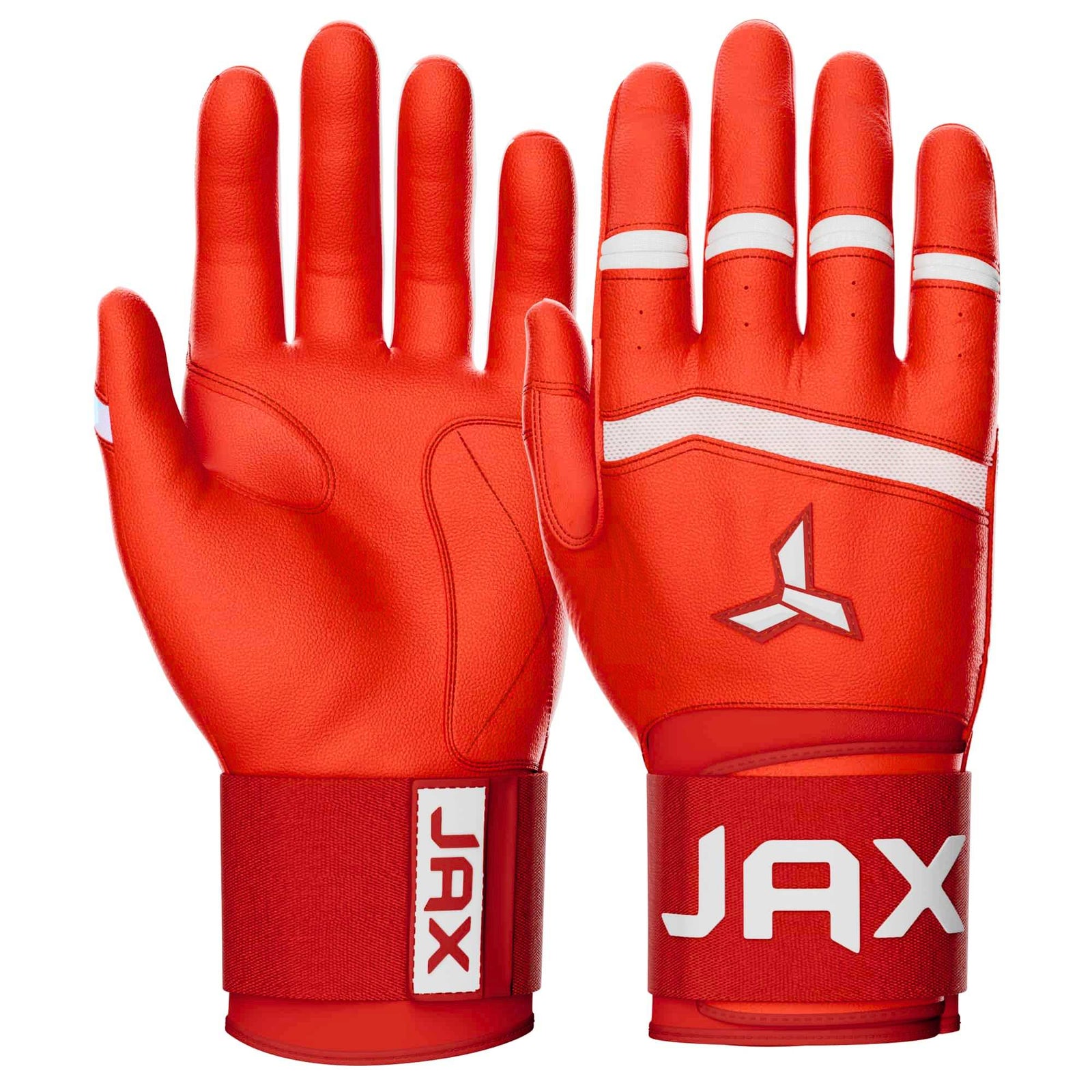 Jax Strap Cuff Batting Gloves - Cherry Red