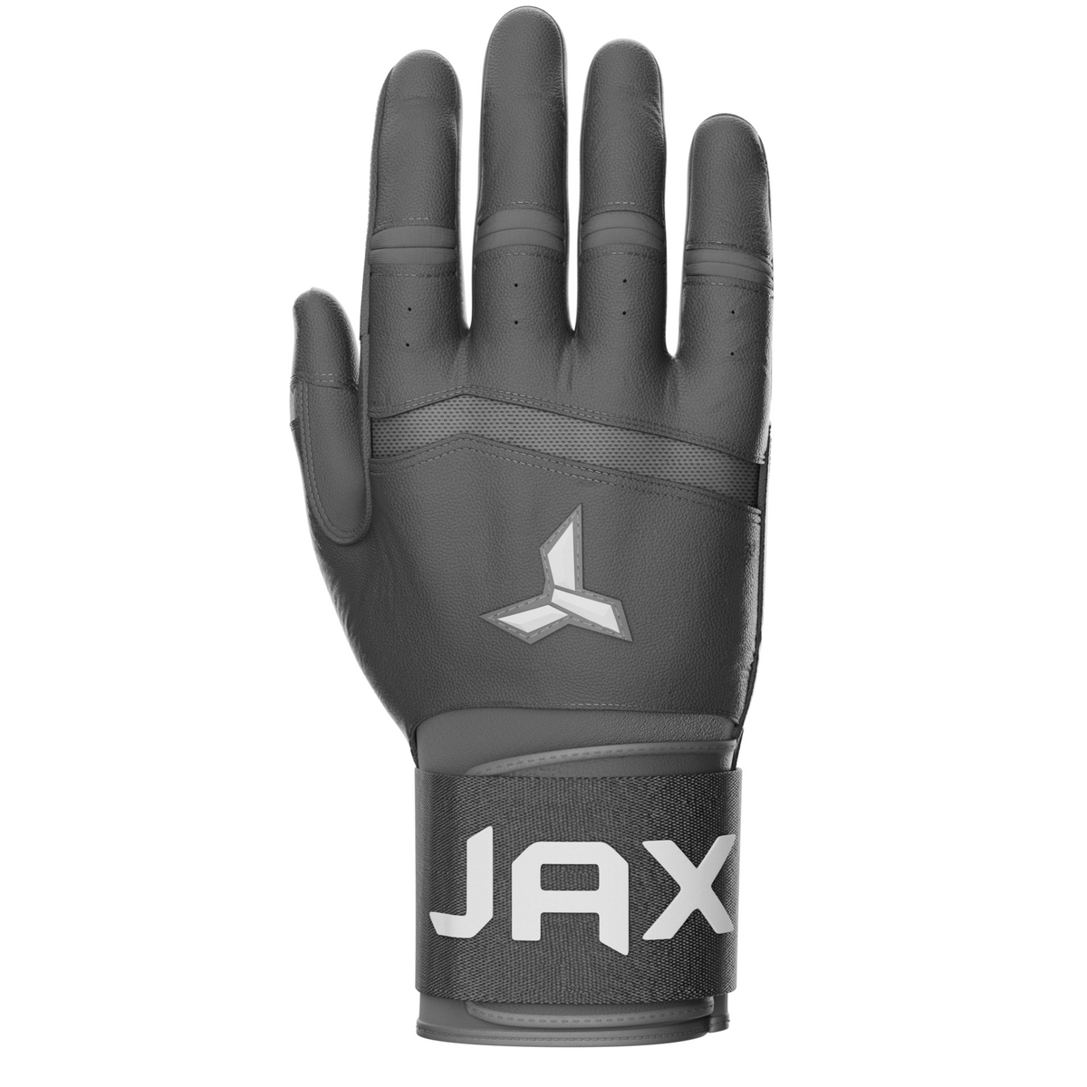 Jax Strap Cuff Batting Gloves - Gray