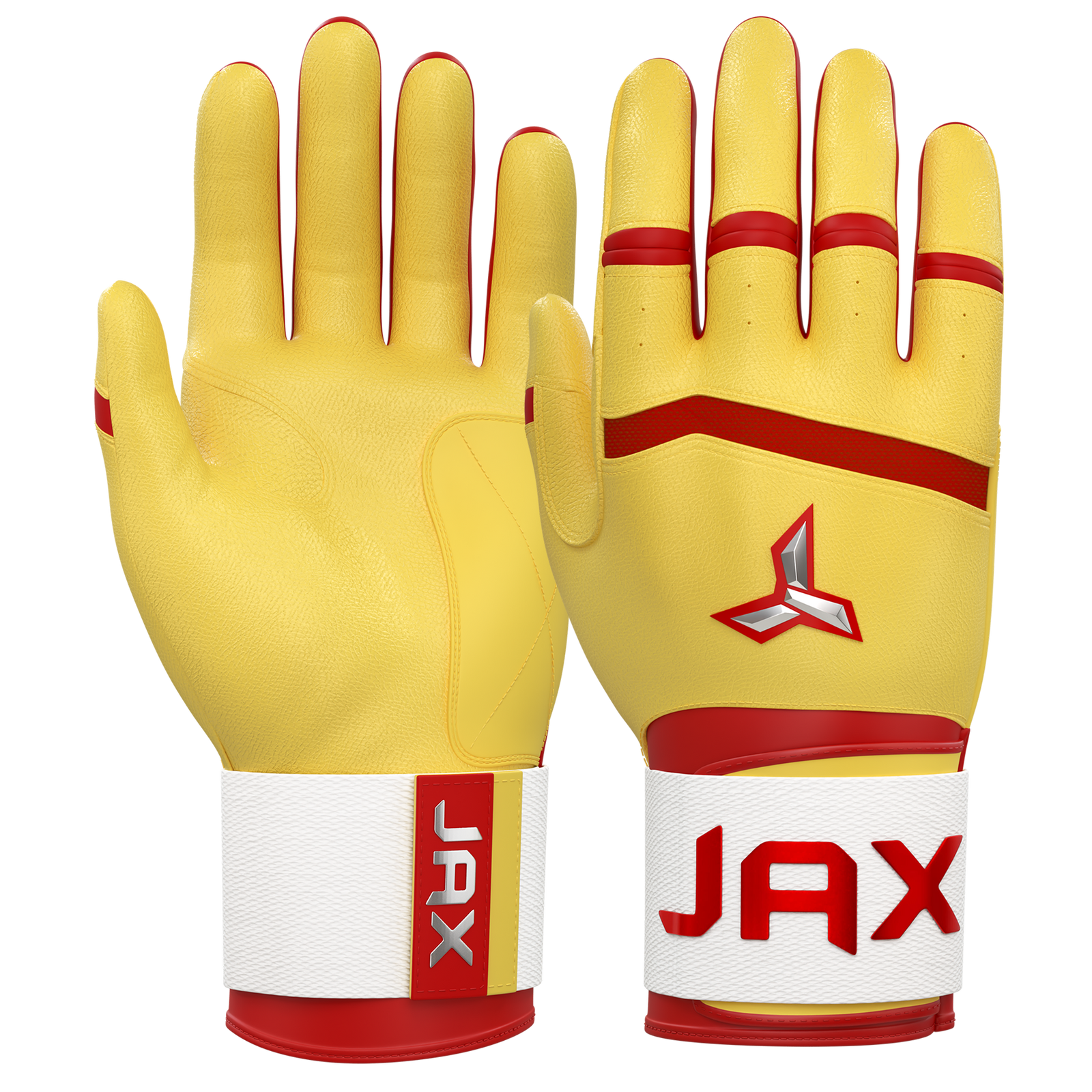 Jax Strap Cuff Batting Gloves - Inferno Flash