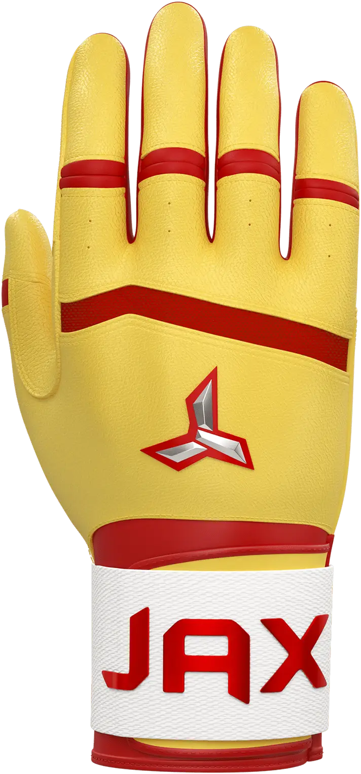 Jax Strap Cuff Batting Gloves - Inferno Flash