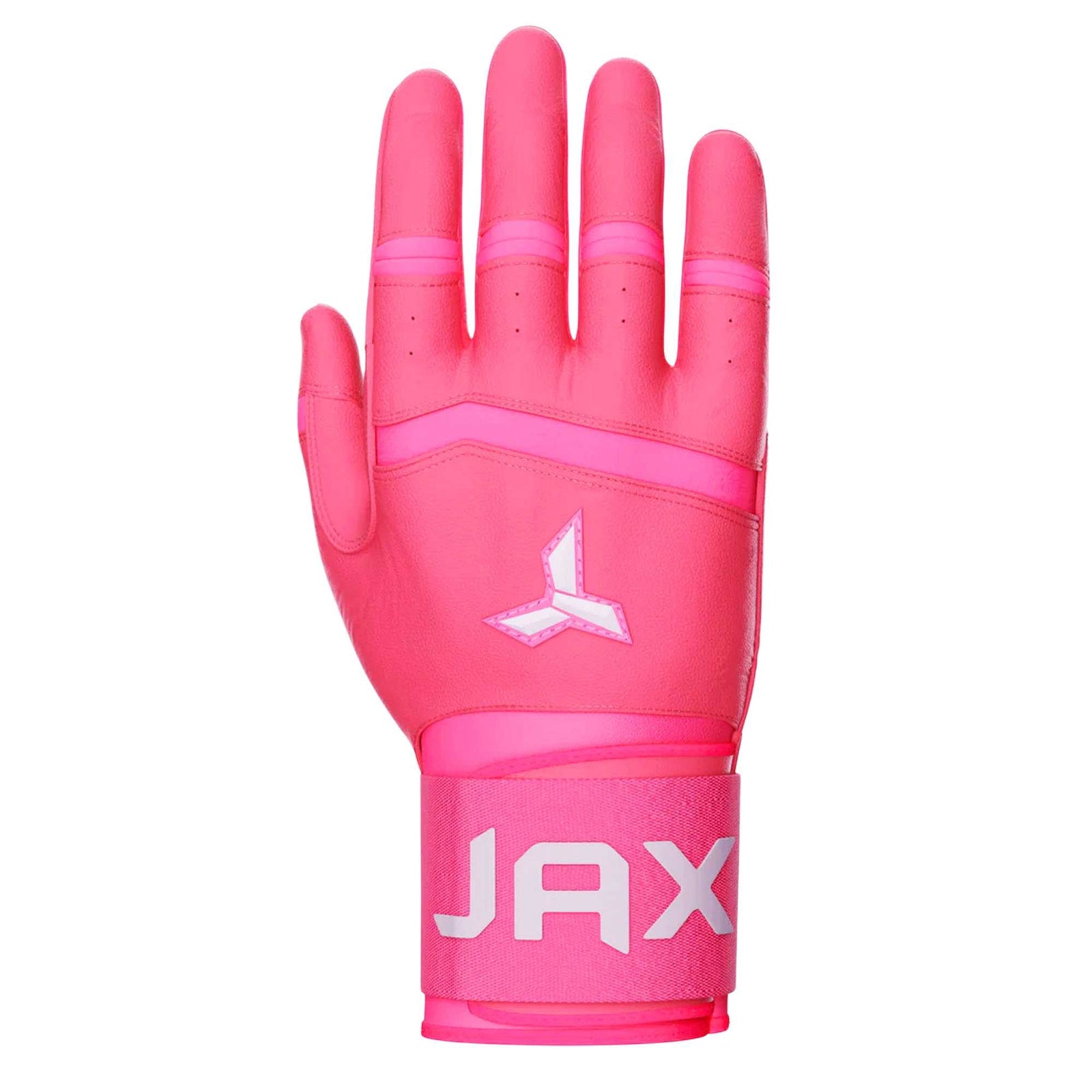 Jax Strap Cuff Batting Gloves - Pink