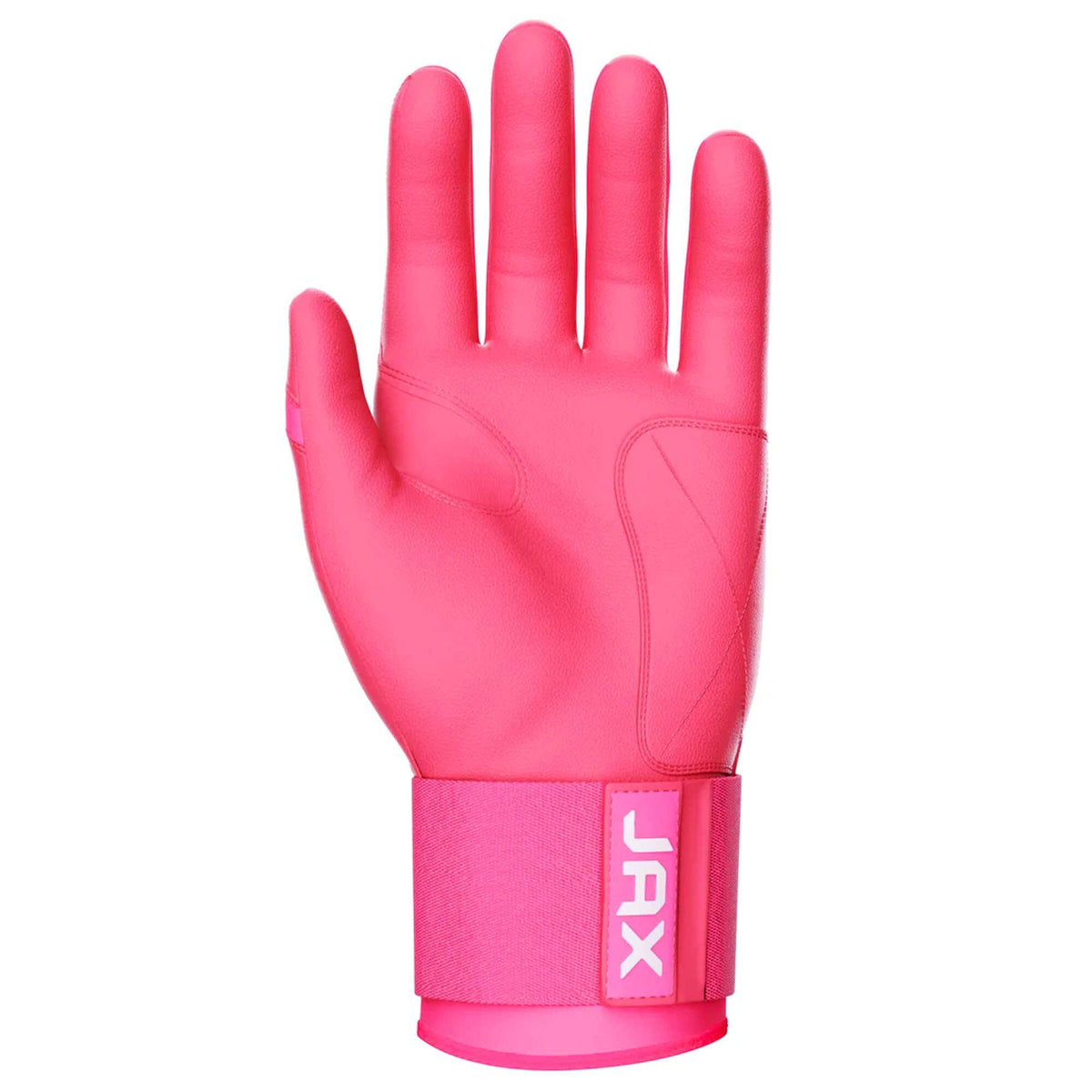 Jax Strap Cuff Batting Gloves - Pink