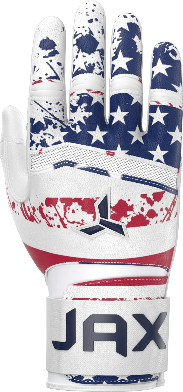 Jax Strap Cuff Batting Gloves - Usa