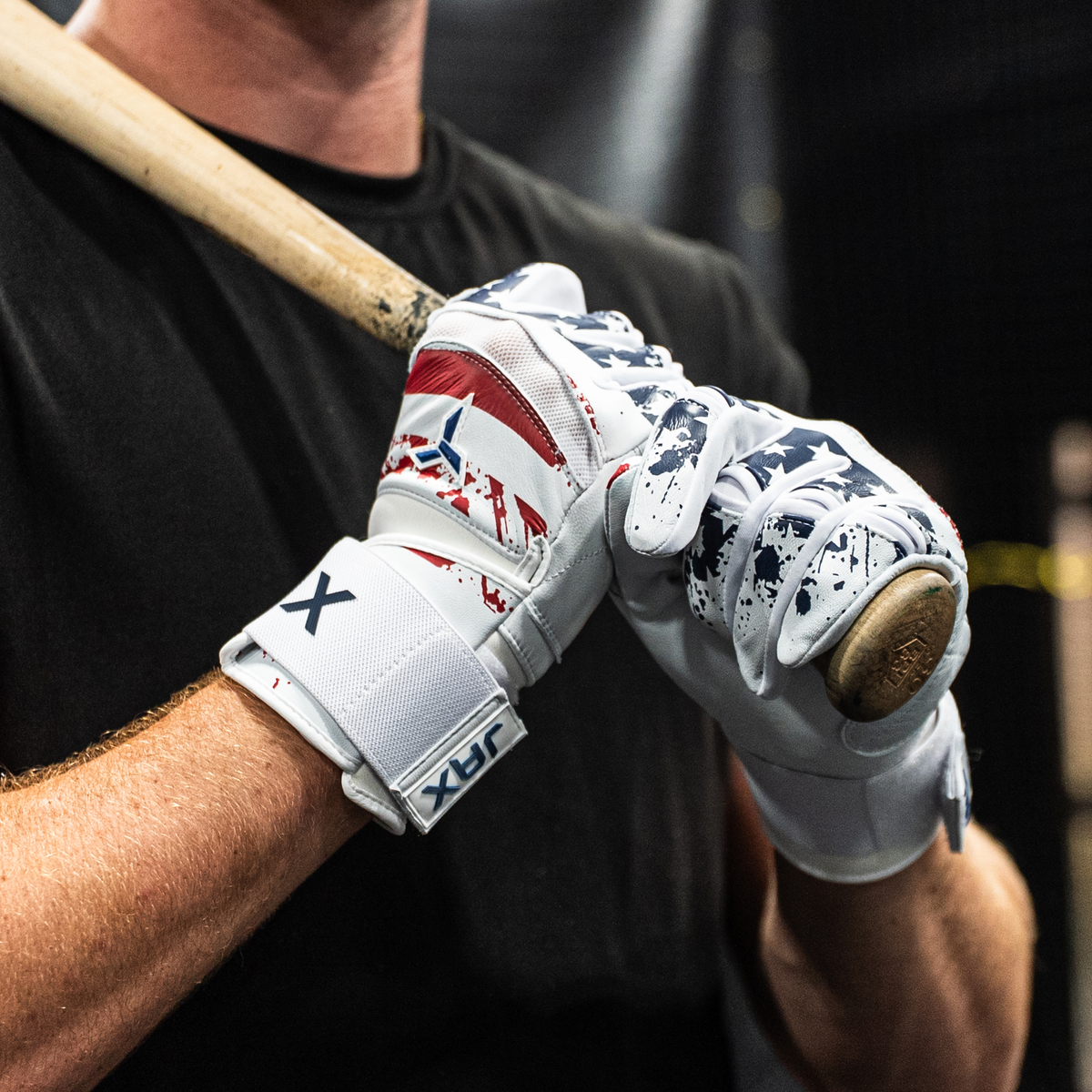 Jax Strap Cuff Batting Gloves - Usa