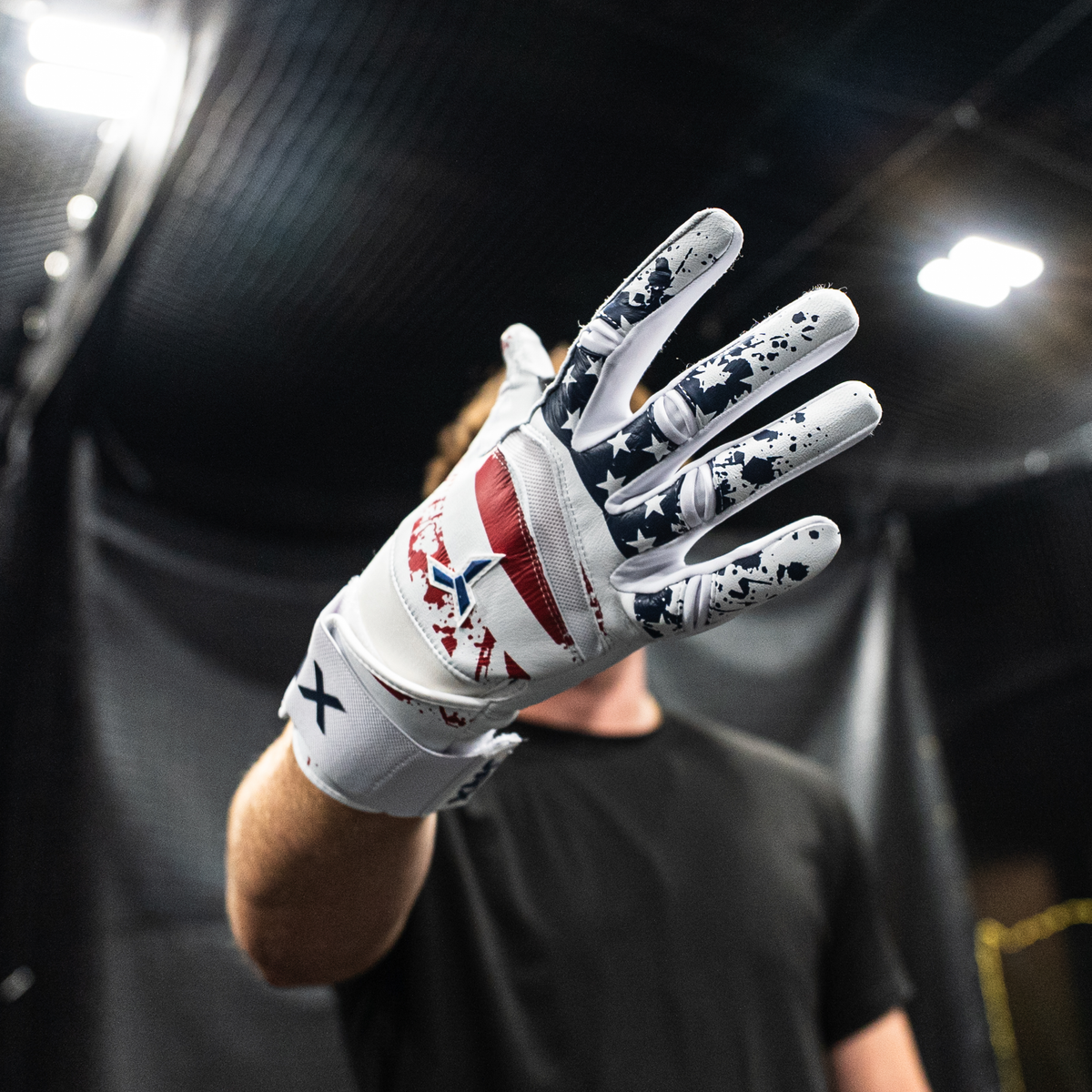 Jax Strap Cuff Batting Gloves - Usa
