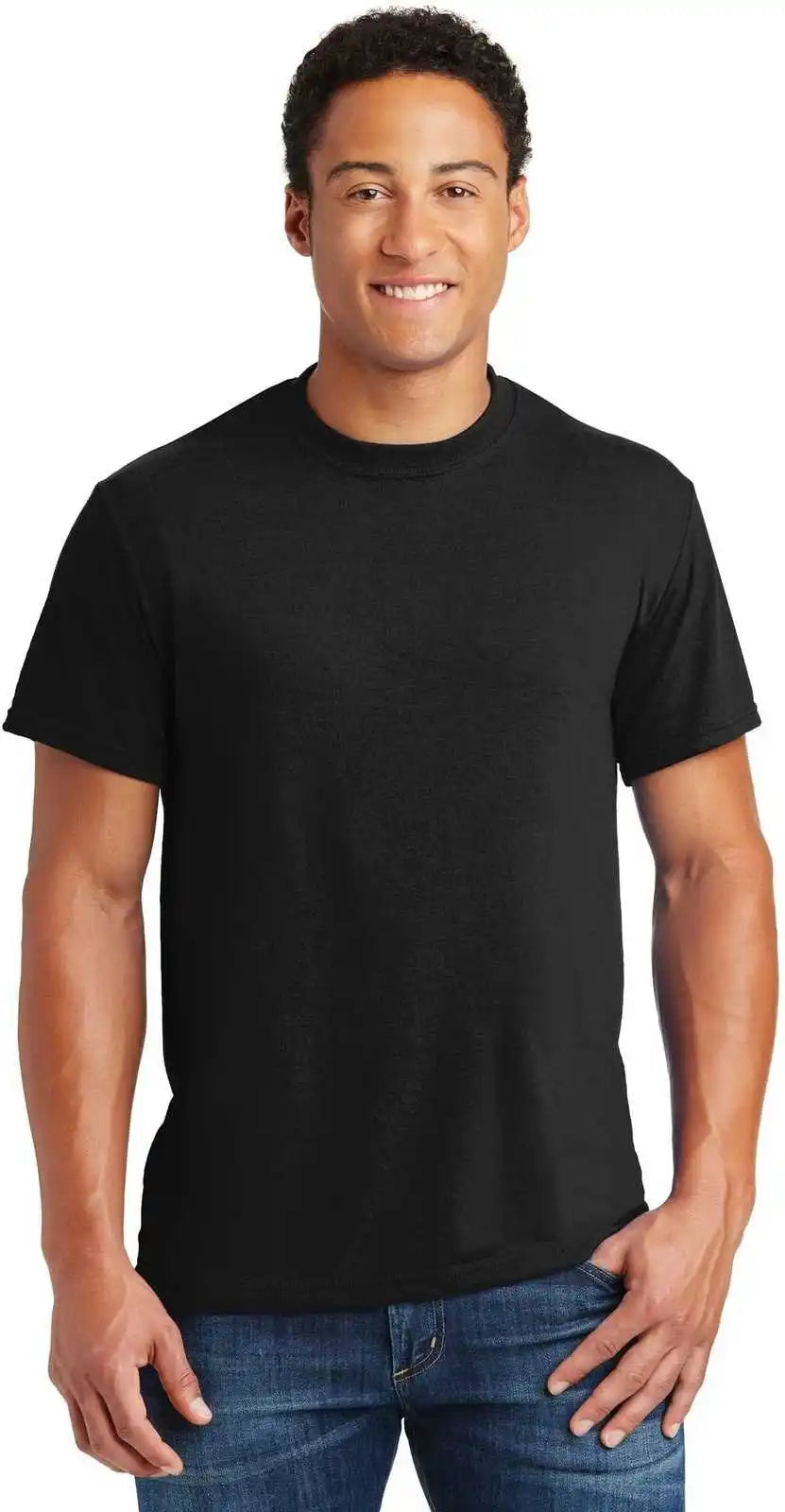 Jerzees 21m Dri Power Sport 100% Polyester t Shirt Black