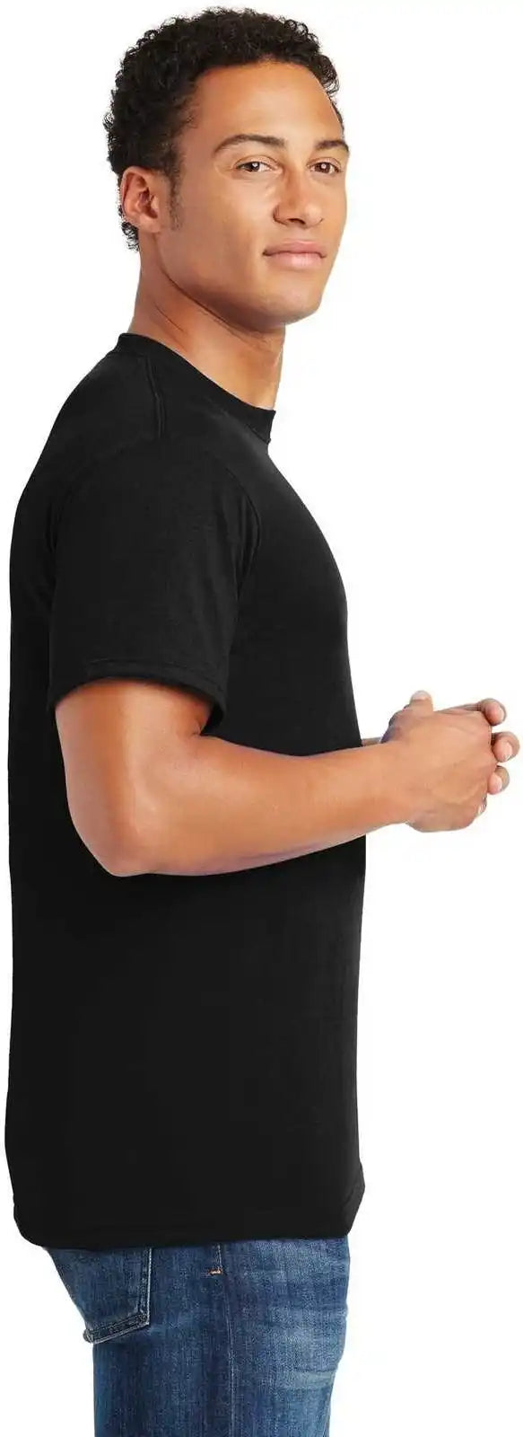 Jerzees 21m Dri Power Sport 100% Polyester t Shirt Black