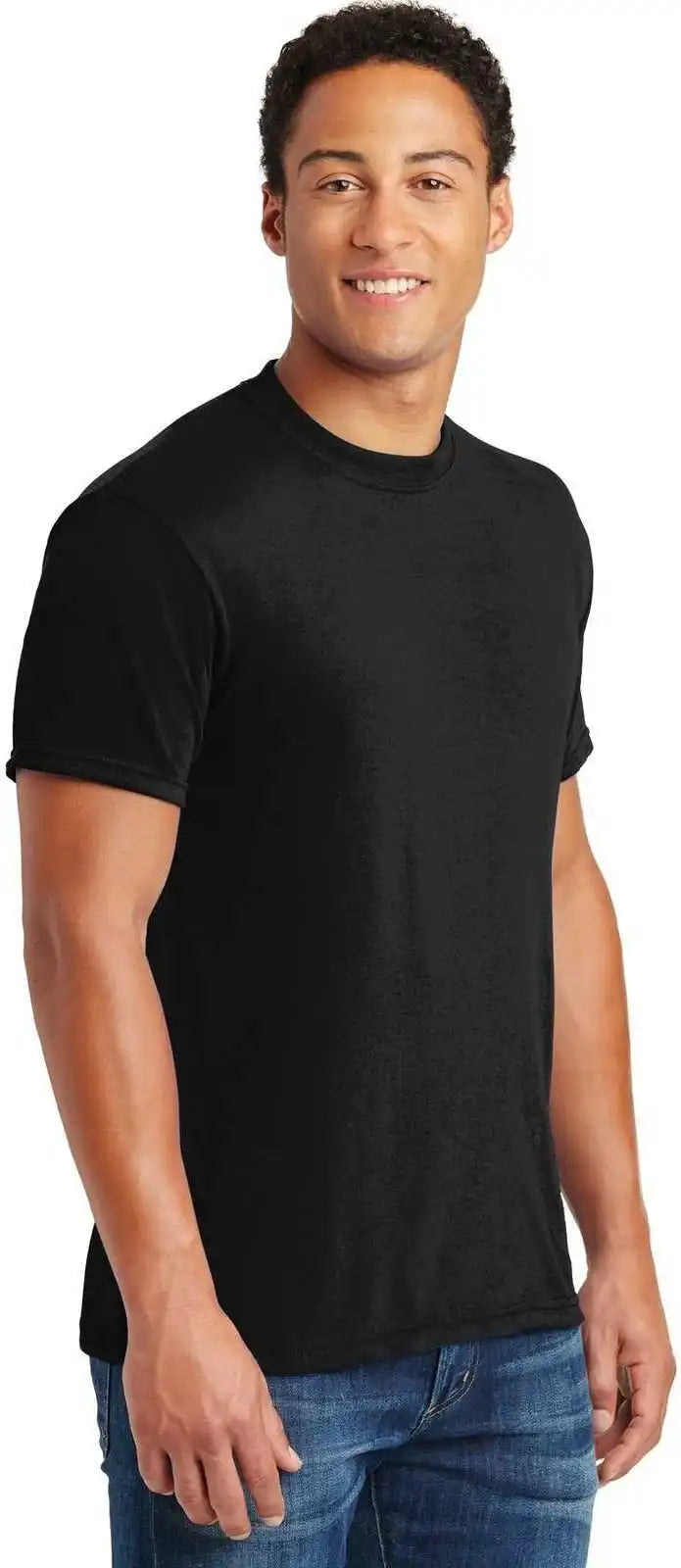 Jerzees 21m Dri Power Sport 100% Polyester t Shirt Black