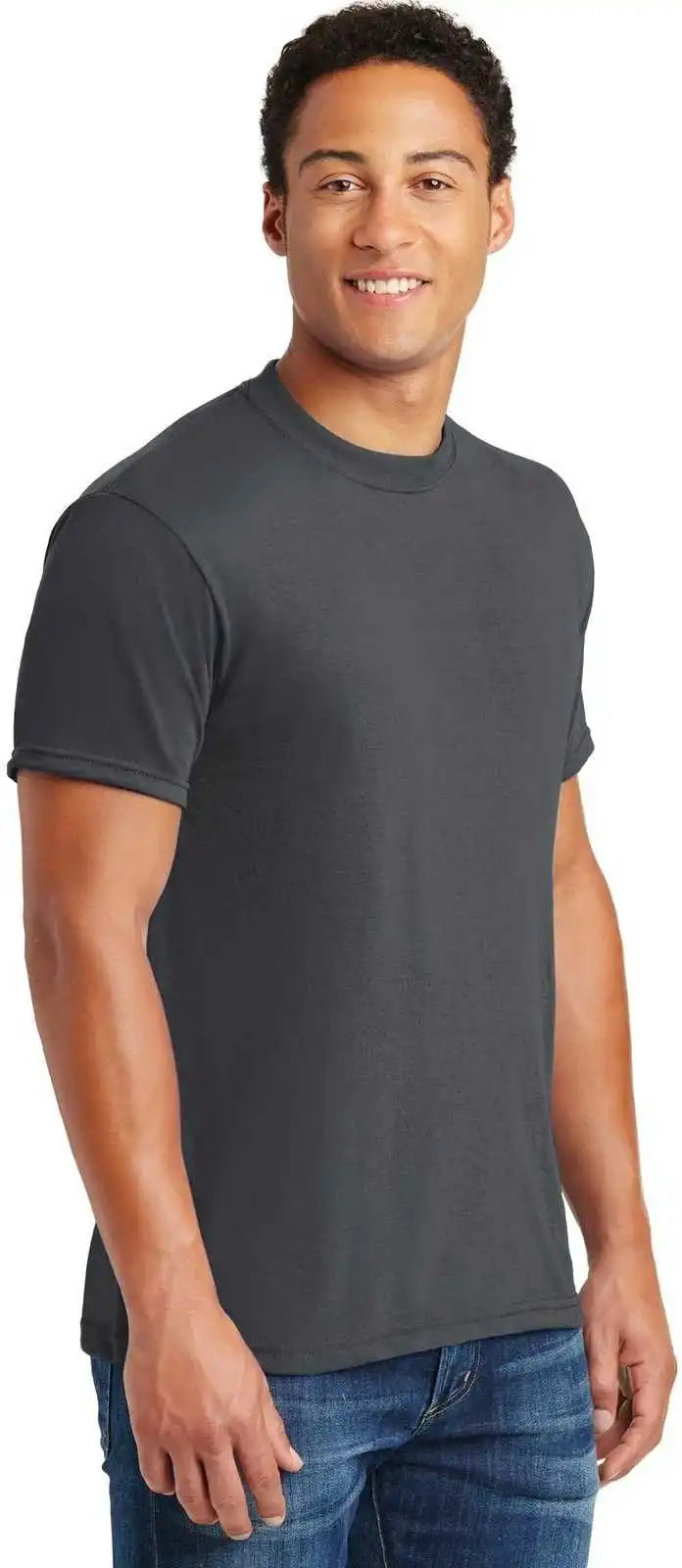 Jerzees 21m Dri-power Sport 100% Polyester T-shirt - Charcoal Gray