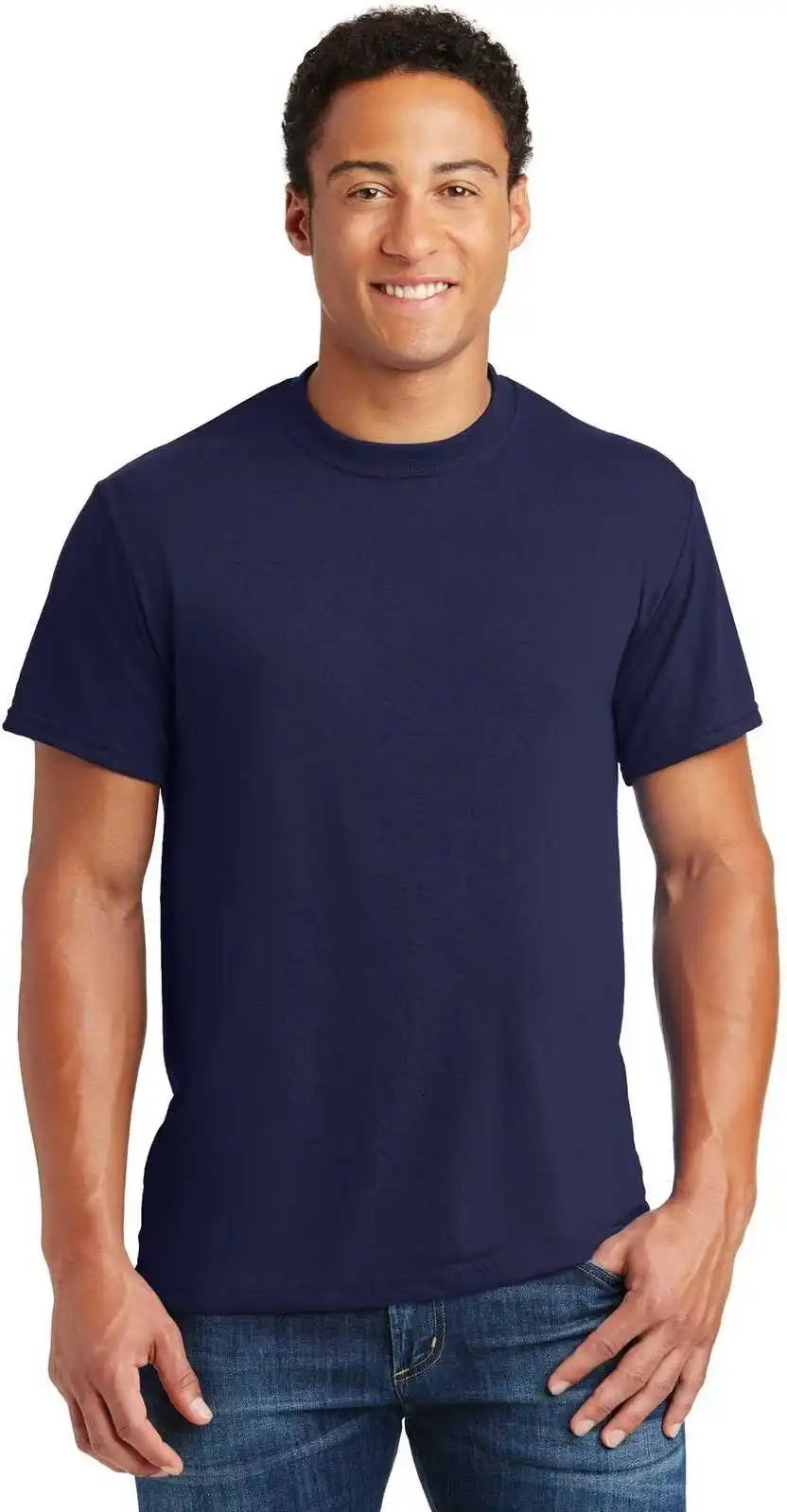Jerzees 21m Dri-power Sport 100% Polyester T-shirt - Navy