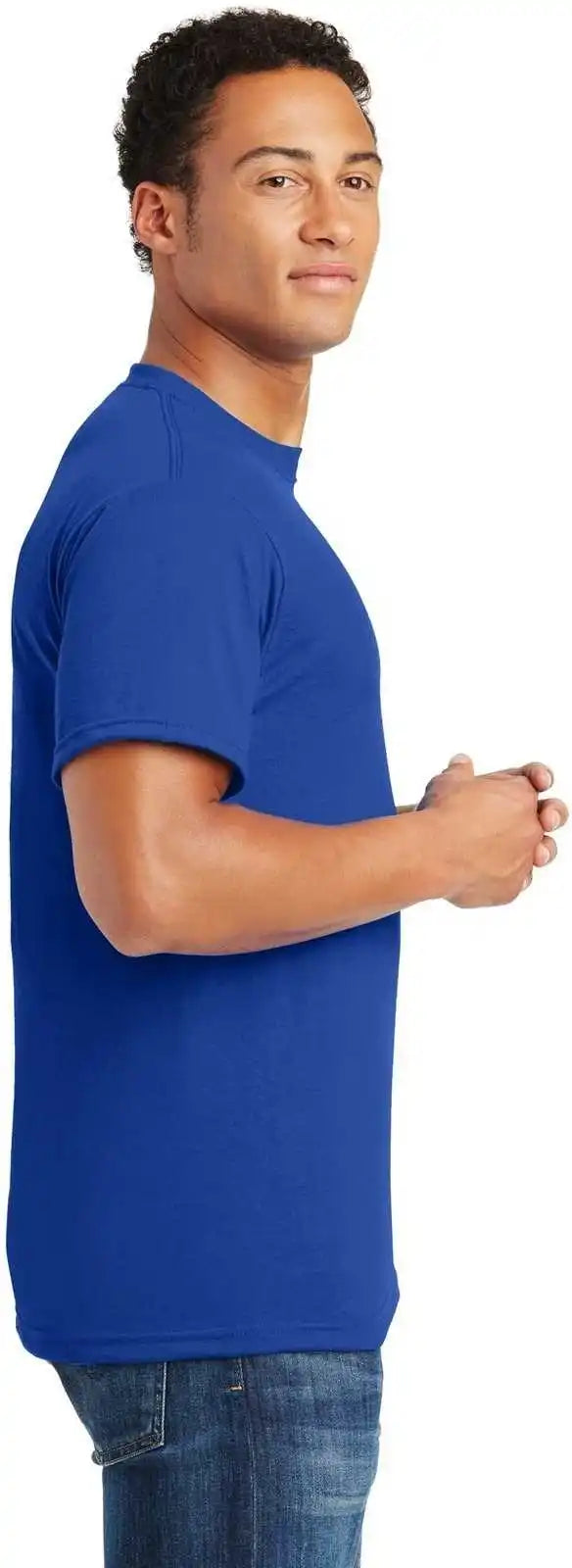 Jerzees 21m Dri Power Sport 100% Polyester t Shirt Royal