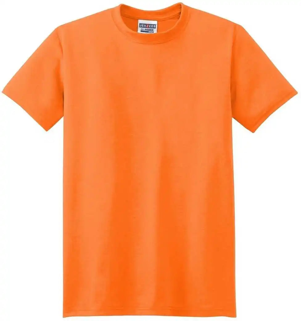 Jerzees 21m Dri Power Sport 100% Polyester t Shirt Safety Orange
