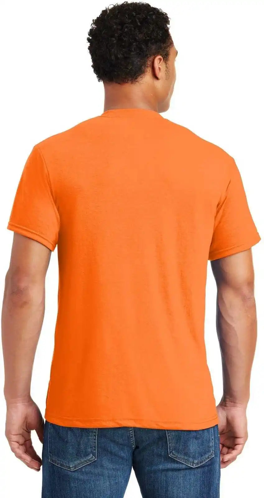 Jerzees 21m Dri Power Sport 100% Polyester t Shirt Safety Orange