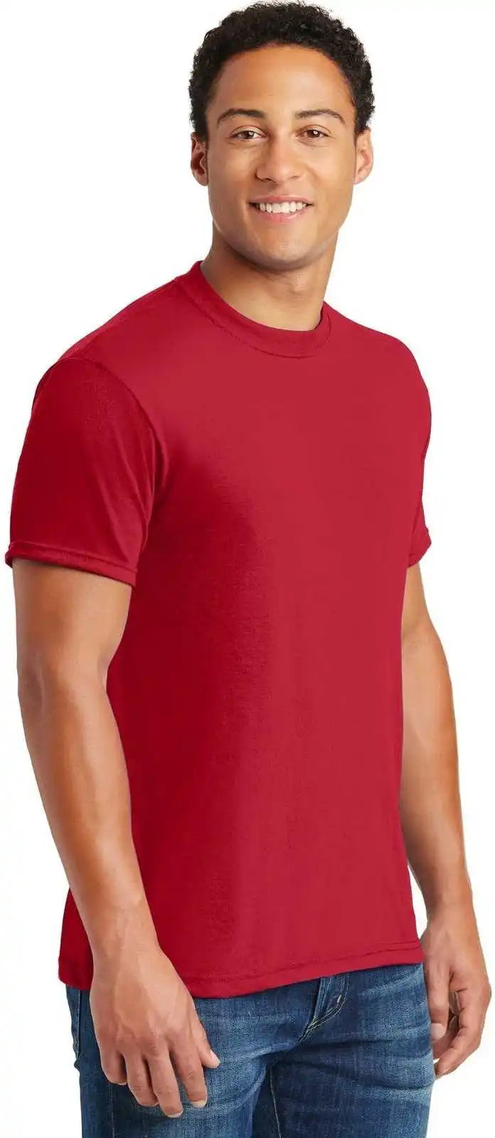 Jerzees 21m Dri Power Sport 100% Polyester t Shirt True Red