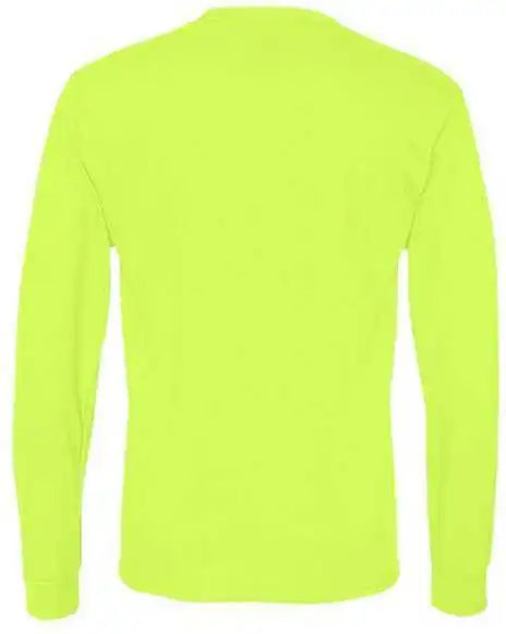 Jerzees 21mlr Dri-power Performance Long Sleeve T-shirt - Safety Green