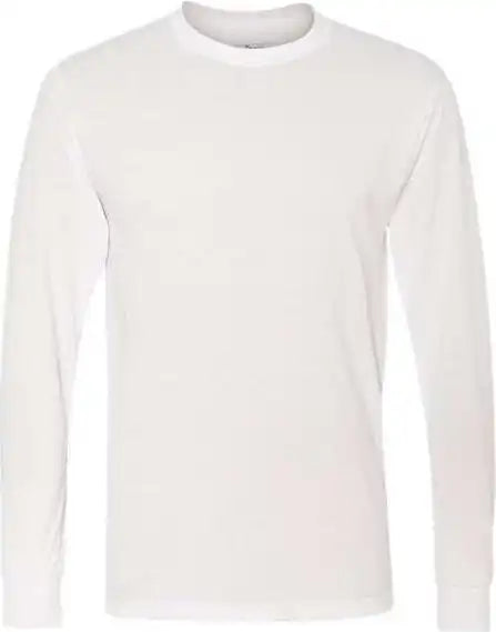 Jerzees 21mlr Dri Power Performance Long Sleeve t Shirt White