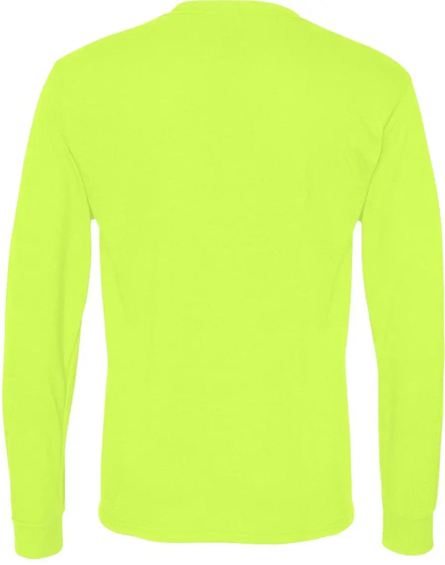 Jerzees 21mlr Dri-power® Performance Long Sleeve T-shirt - Safety Green