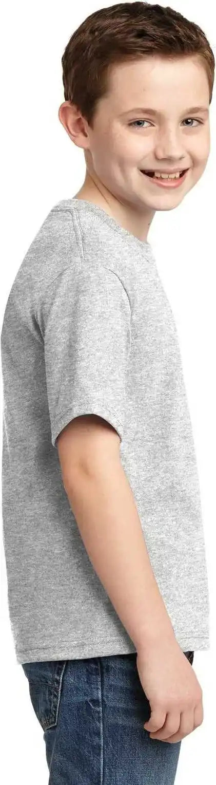 Jerzees 29b Youth Dri Power 50/50 Cotton/poly t Shirt Ash