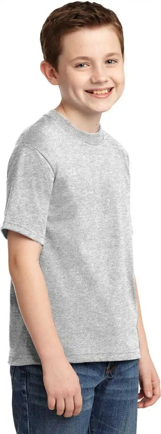Jerzees 29b Youth Dri Power 50/50 Cotton/poly t Shirt Ash