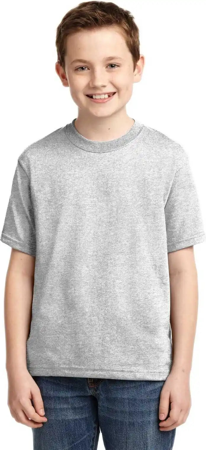 Jerzees 29b Youth Dri-power 50/50 Cotton/poly T-shirt - Ash