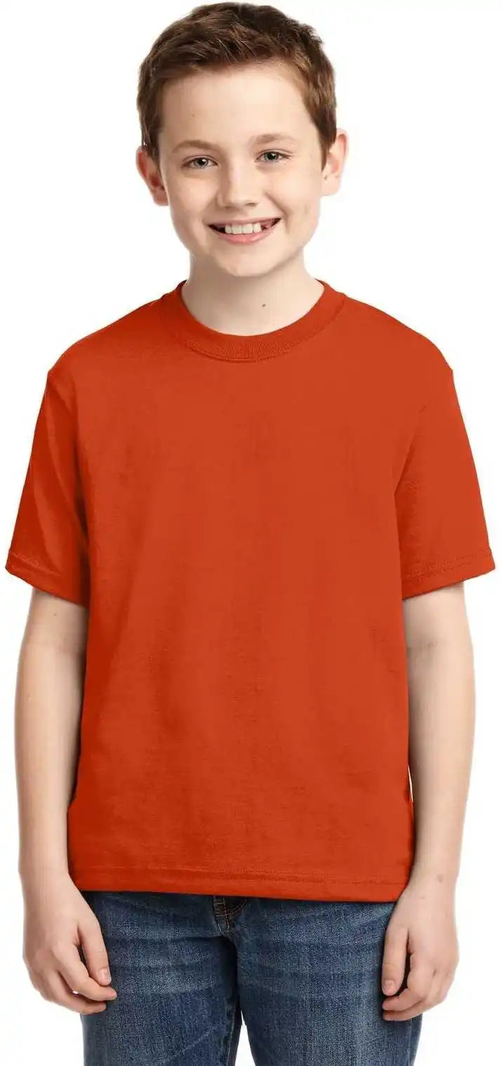 Jerzees 29b Youth Dri Power 50/50 Cotton/poly t Shirt Burnt Orange