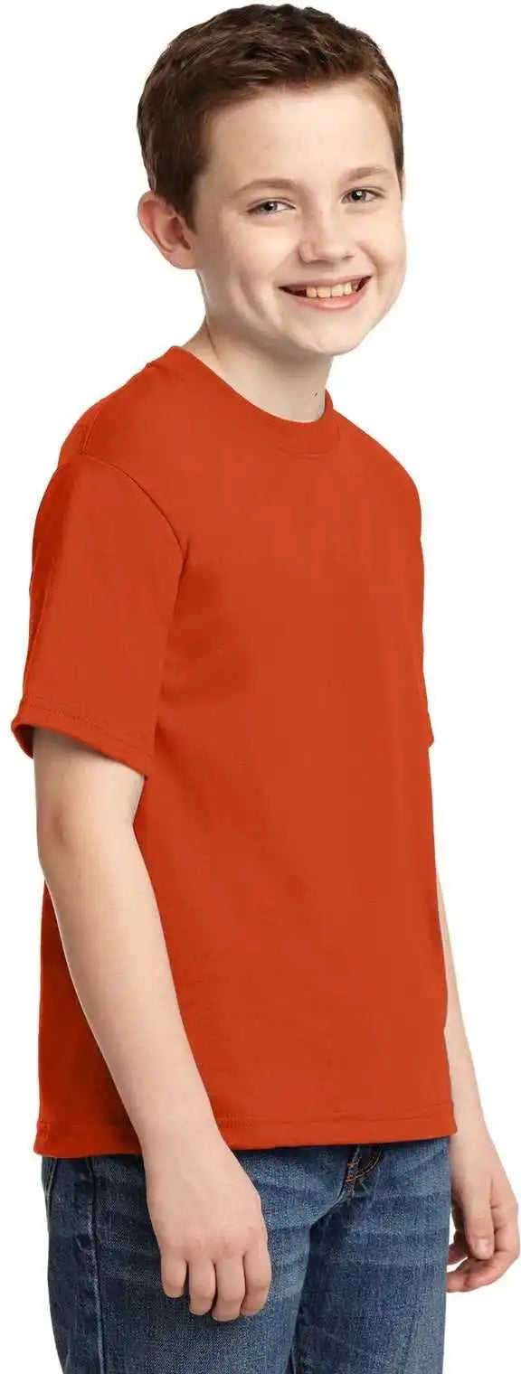 Jerzees 29b Youth Dri Power 50/50 Cotton/poly t Shirt Burnt Orange