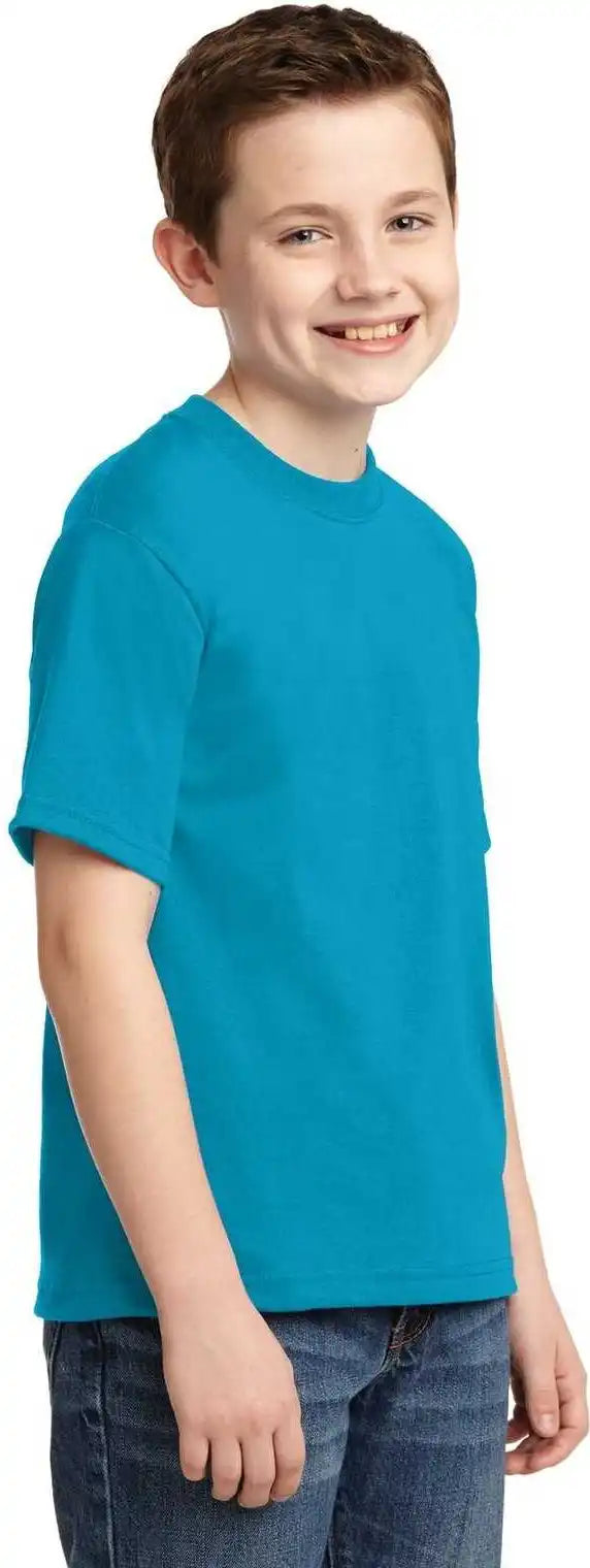 Jerzees 29b Youth Dri Power 50/50 Cotton/poly t Shirt California Blue