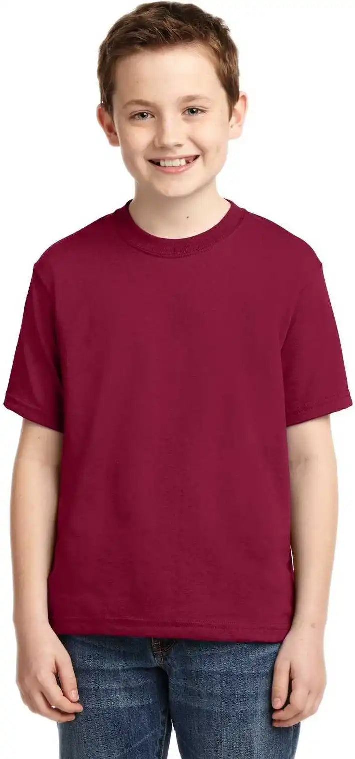 Jerzees 29b Youth Dri-power 50/50 Cotton/poly T-shirt - Cardinal