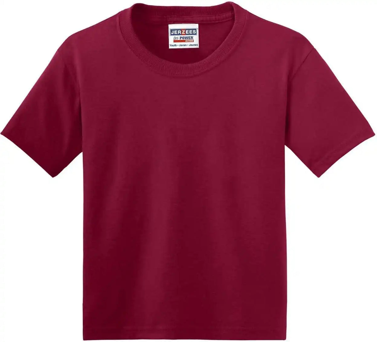 Jerzees 29b Youth Dri-power 50/50 Cotton/poly T-shirt - Cardinal
