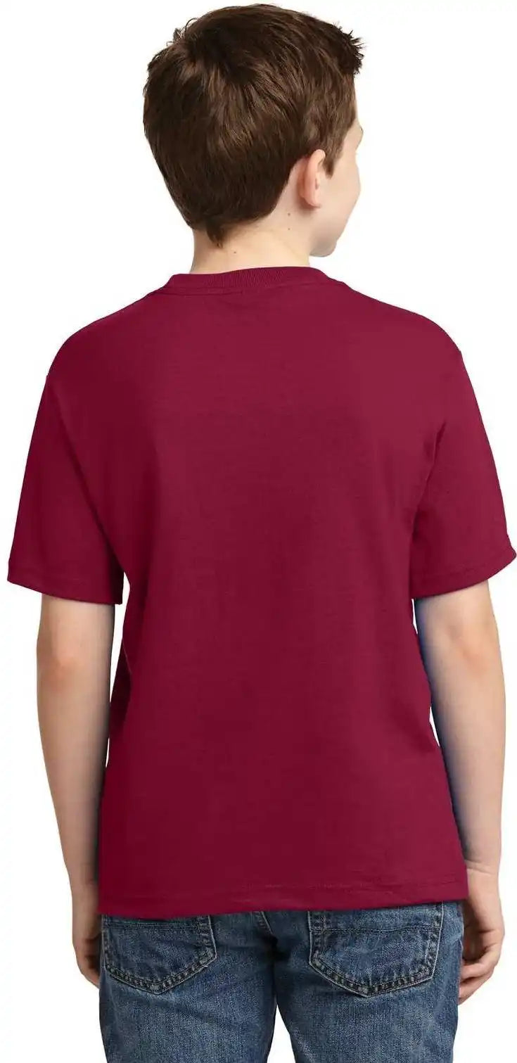 Jerzees 29b Youth Dri-power 50/50 Cotton/poly T-shirt - Cardinal
