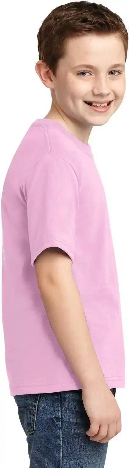 Jerzees 29b Youth Dri Power 50/50 Cotton/poly t Shirt Classic Pink