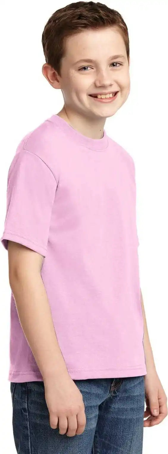 Jerzees 29b Youth Dri Power 50/50 Cotton/poly t Shirt Classic Pink