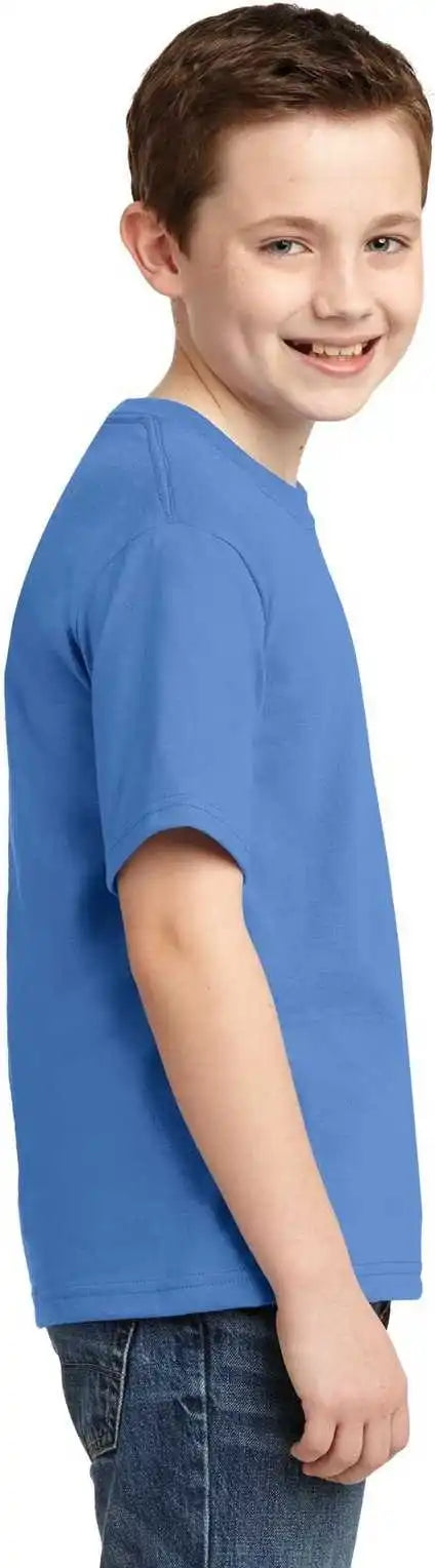 Jerzees 29b Youth Dri-power 50/50 Cotton/poly T-shirt - Columbia Blue