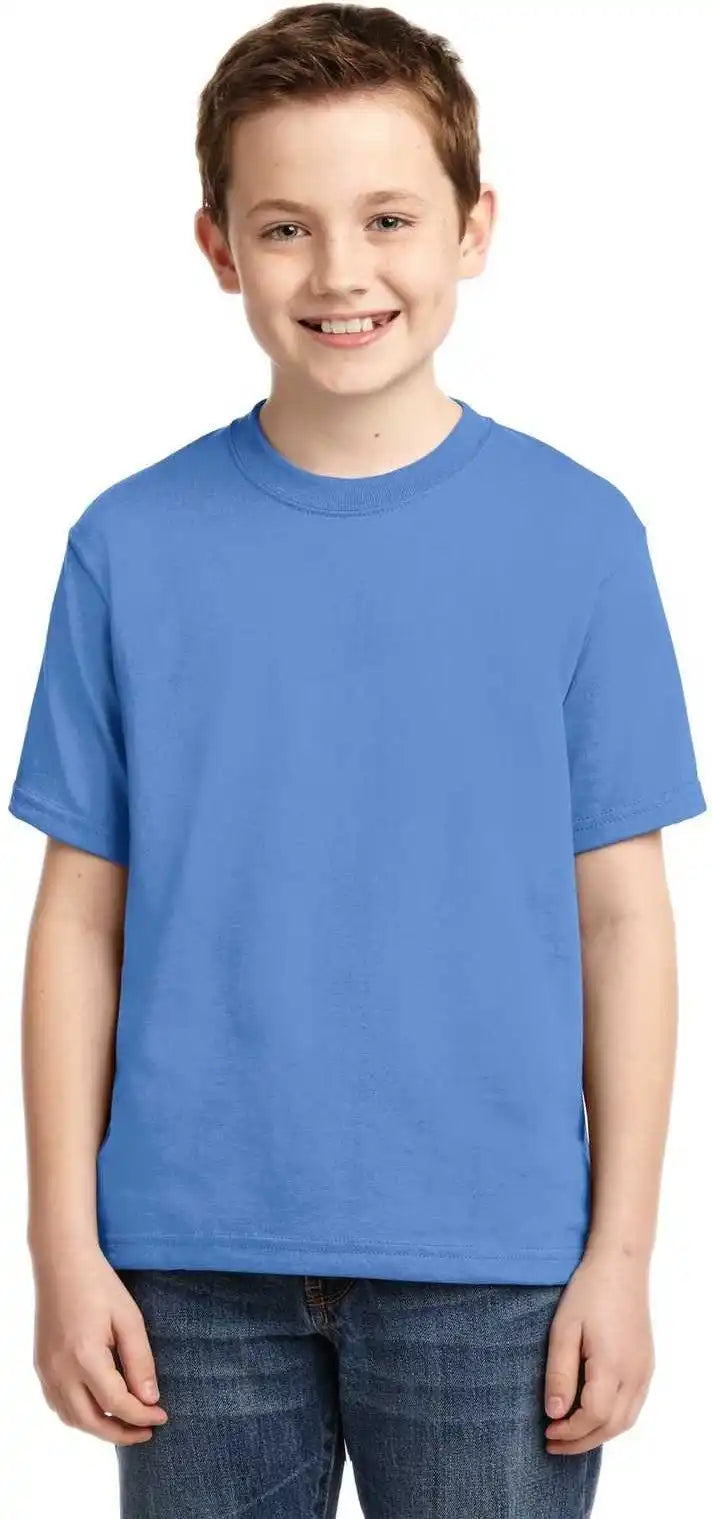 Jerzees 29b Youth Dri-power 50/50 Cotton/poly T-shirt - Columbia Blue