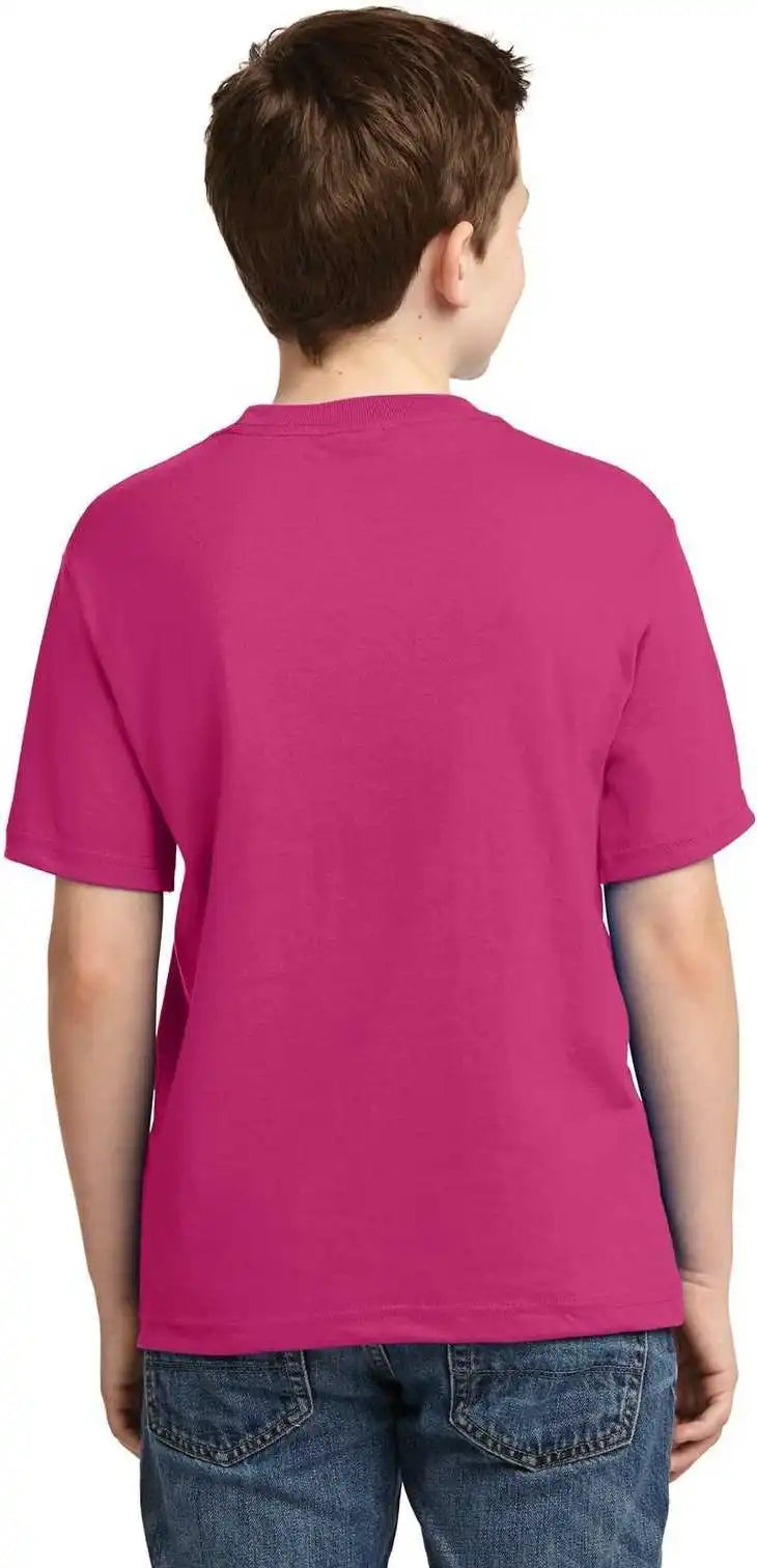 Jerzees 29b Youth Dri Power 50/50 Cotton/poly t Shirt Cyber Pink