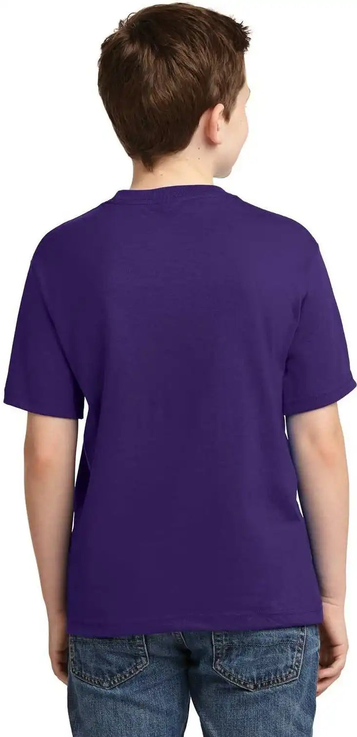 Jerzees 29b Youth Dri Power 50/50 Cotton/poly t Shirt Deep Purple