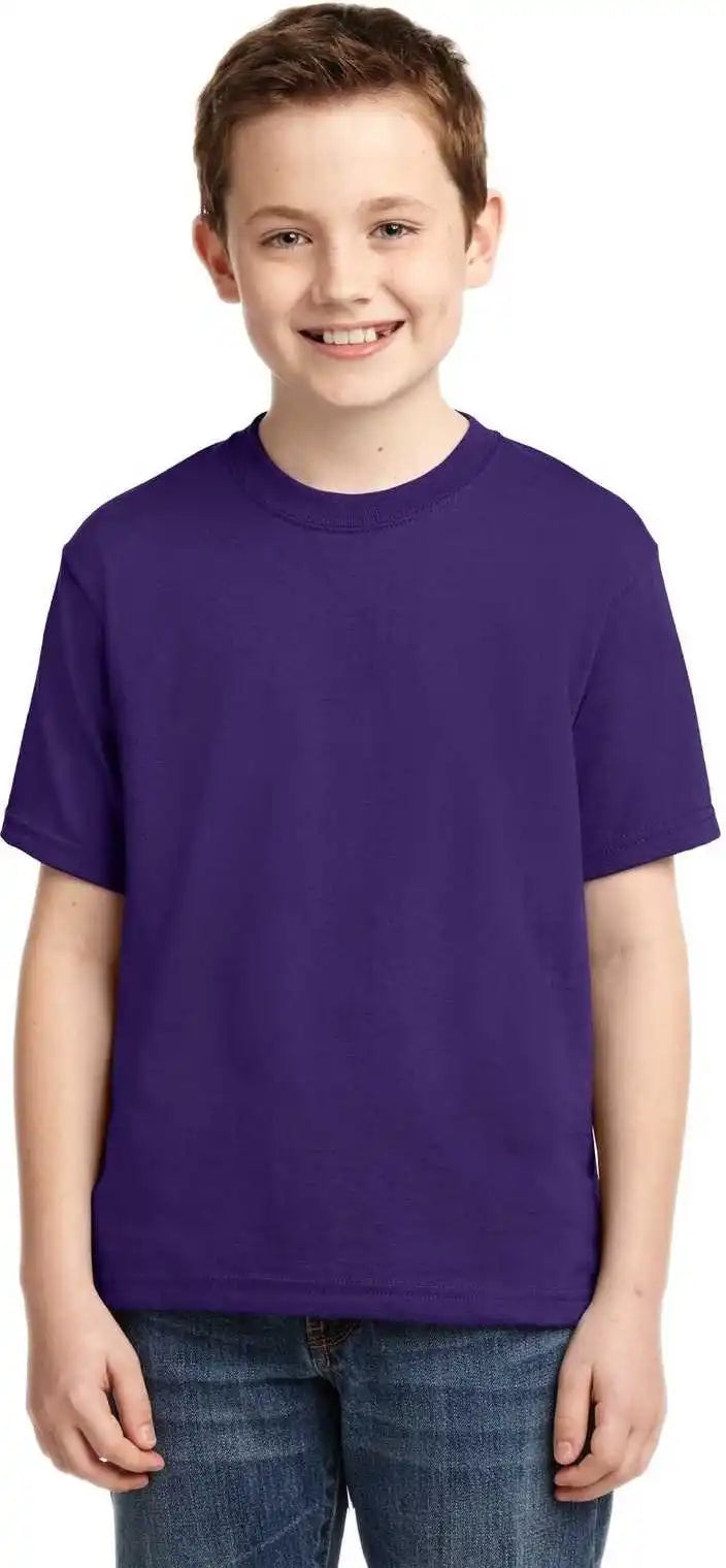 Jerzees 29b Youth Dri Power 50/50 Cotton/poly t Shirt Deep Purple