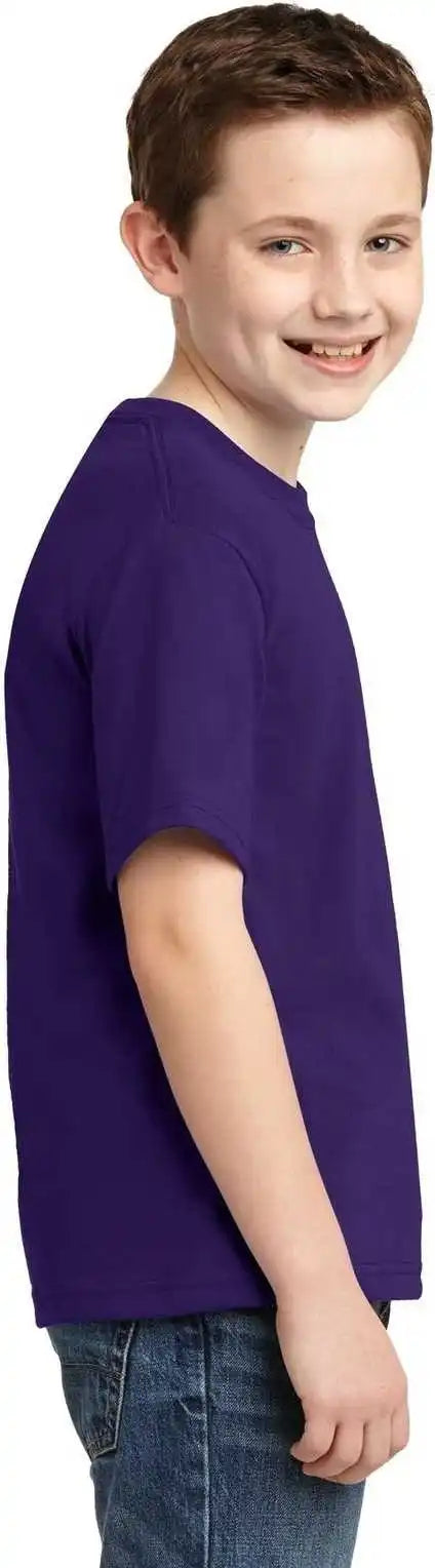 Jerzees 29b Youth Dri Power 50/50 Cotton/poly t Shirt Deep Purple