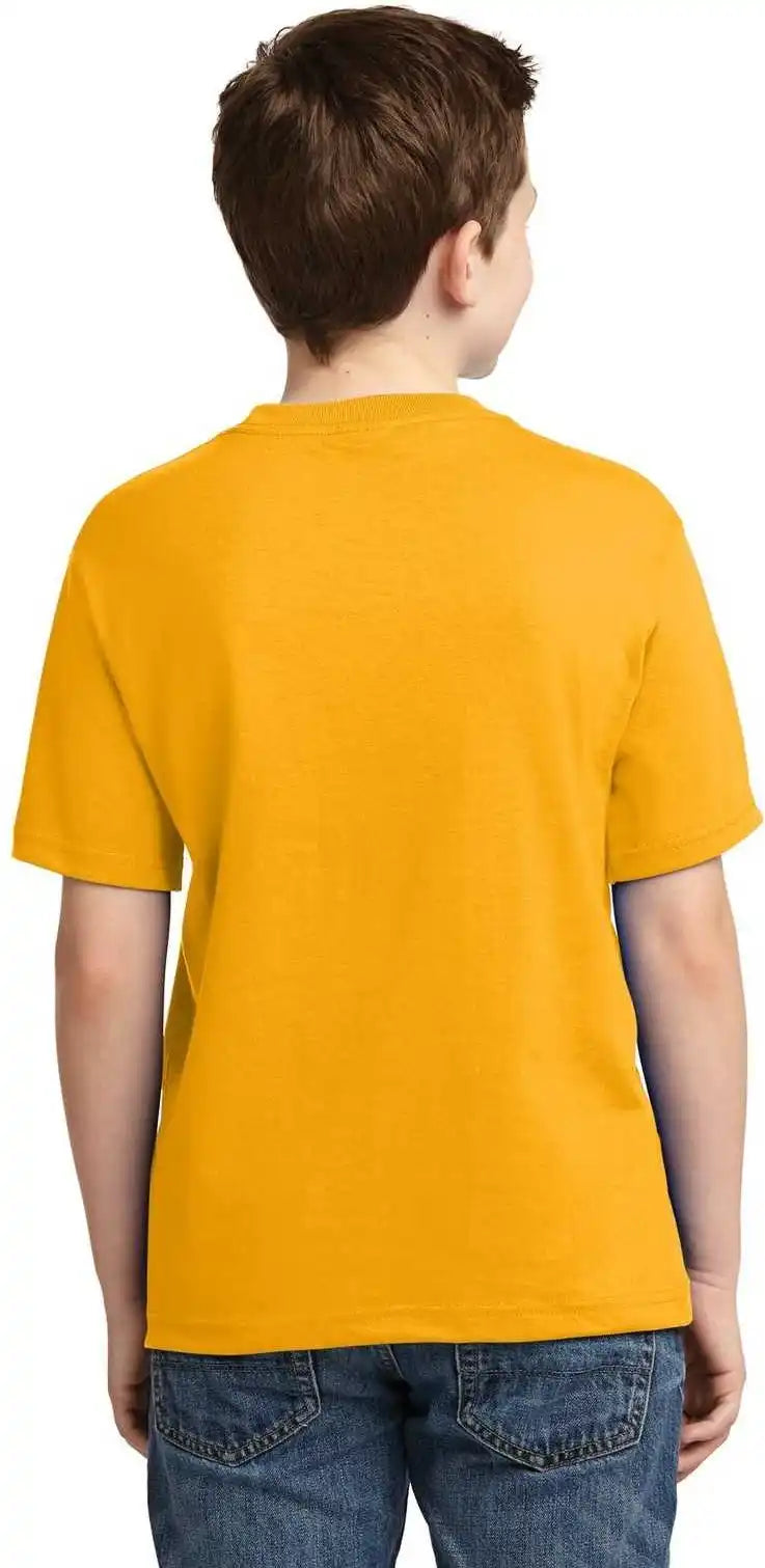 Jerzees 29b Youth Dri Power 50/50 Cotton/poly t Shirt Gold