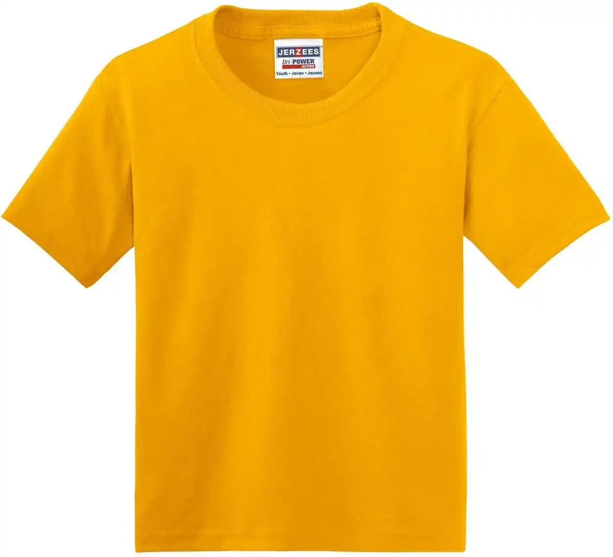 Jerzees 29b Youth Dri Power 50/50 Cotton/poly t Shirt Gold