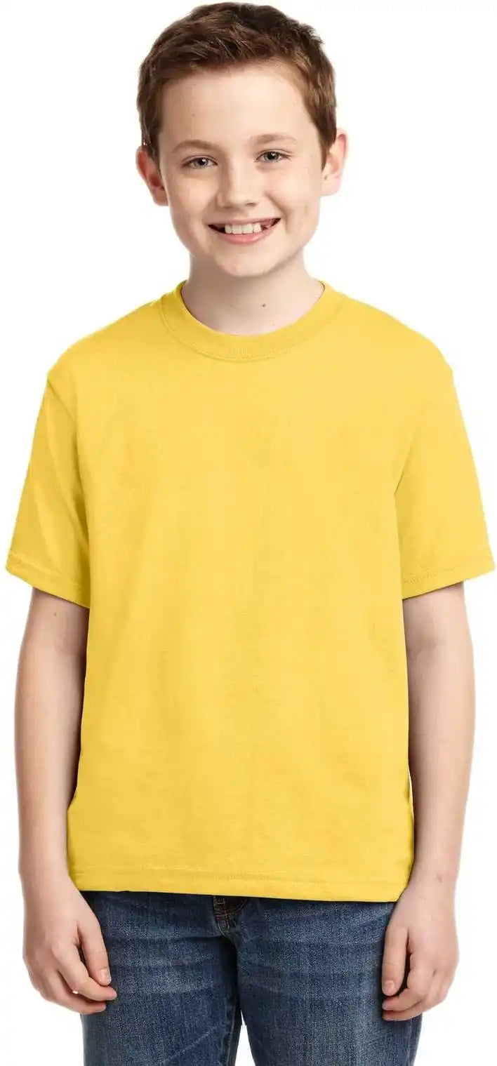 Jerzees 29b Youth Dri-power 50/50 Cotton/poly T-shirt - Island Yellow