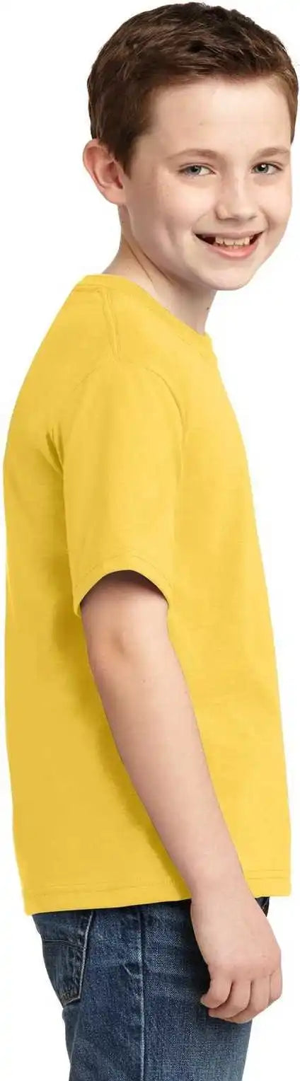 Jerzees 29b Youth Dri Power 50/50 Cotton/poly t Shirt Island Yellow