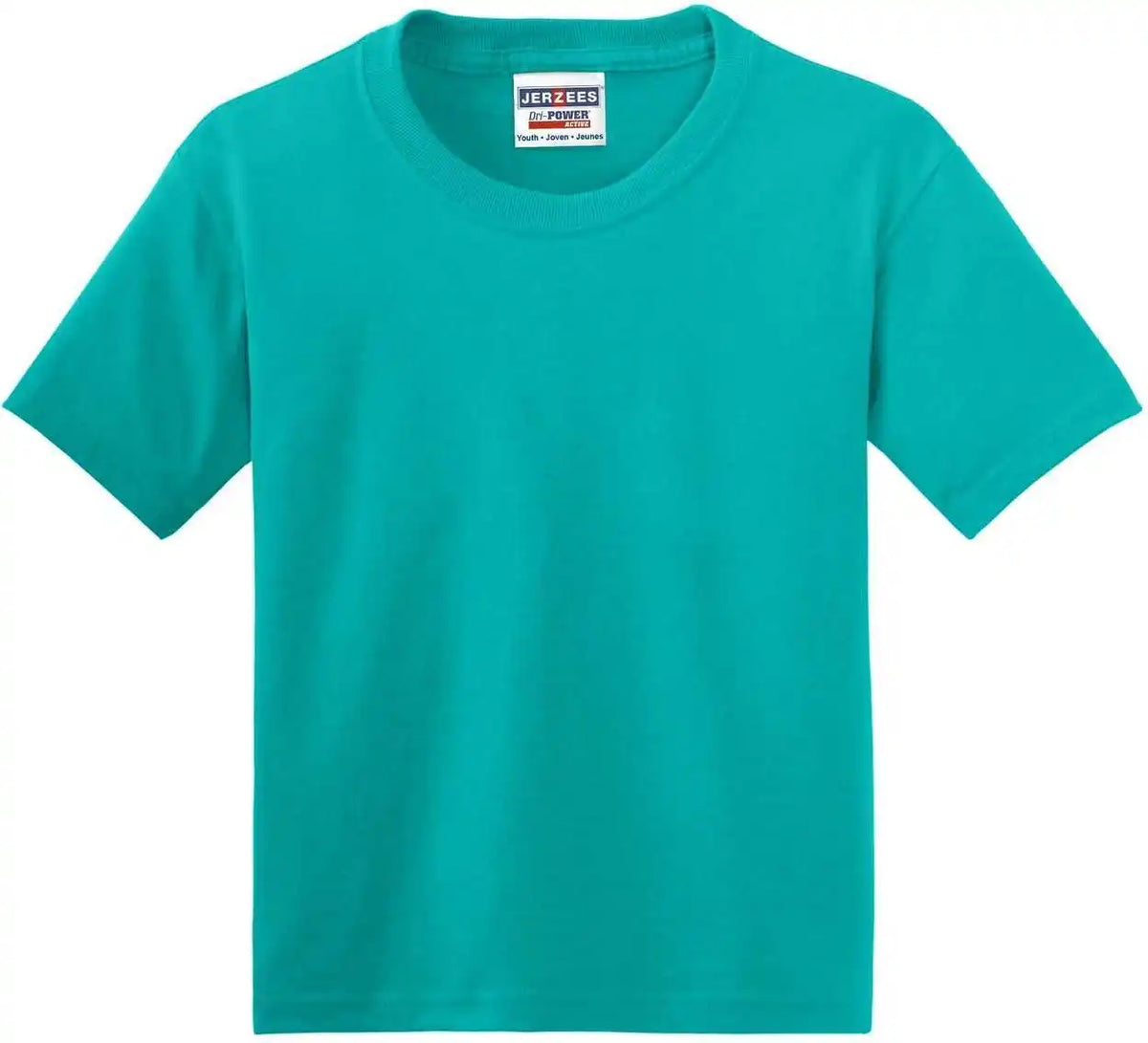 Jerzees 29b Youth Dri Power 50/50 Cotton/poly t Shirt Jade