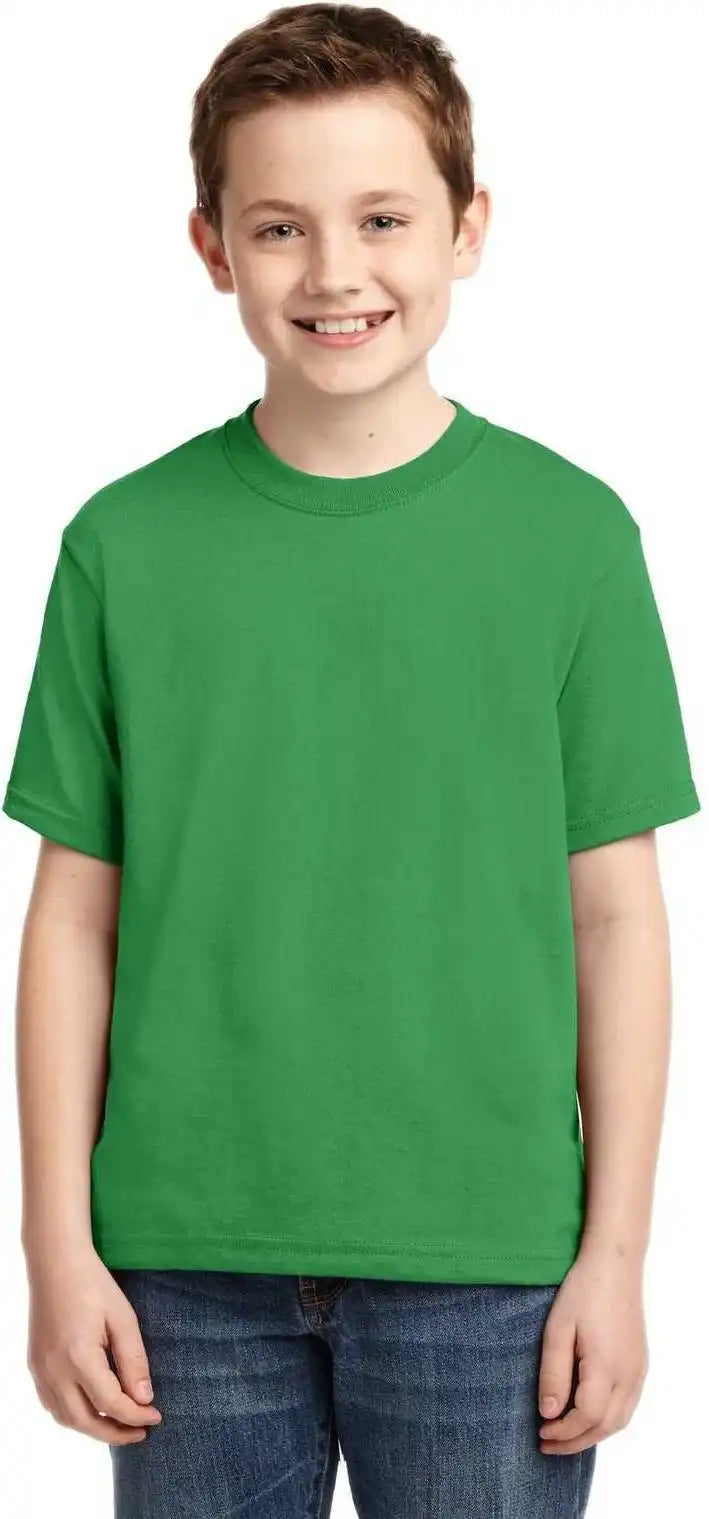 Jerzees 29b Youth Dri Power 50/50 Cotton/poly t Shirt Kelly