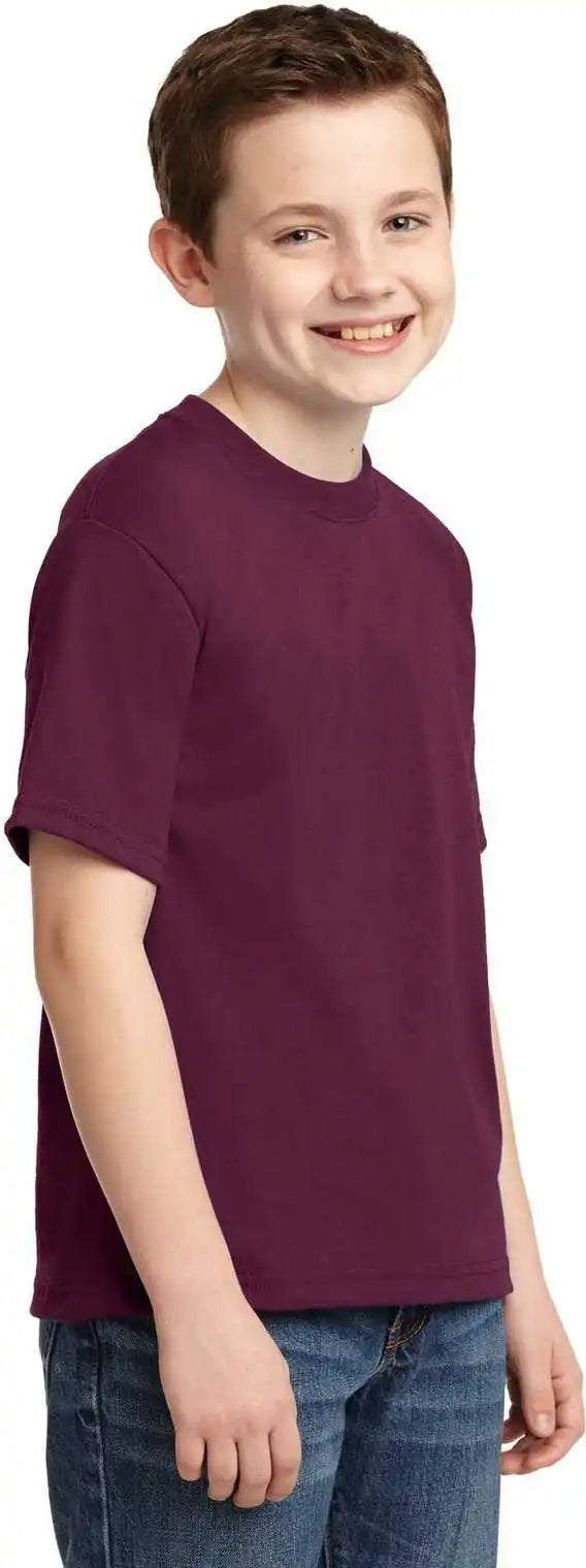 Jerzees 29b Youth Dri Power 50/50 Cotton/poly t Shirt Maroon