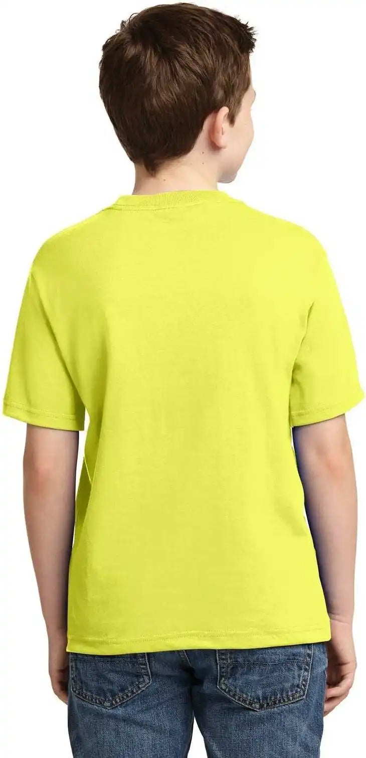 Jerzees 29b Youth Dri-power 50/50 Cotton/poly T-shirt - Neon Yellow