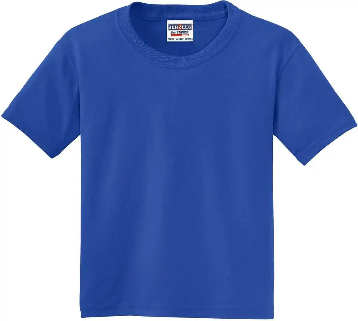 Jerzees 29b Youth Dri Power 50/50 Cotton/poly t Shirt Royal